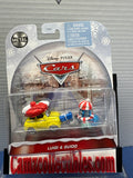 Disney Pixar Cars Christmas Luigi & Guido (note loose present in package) sealed