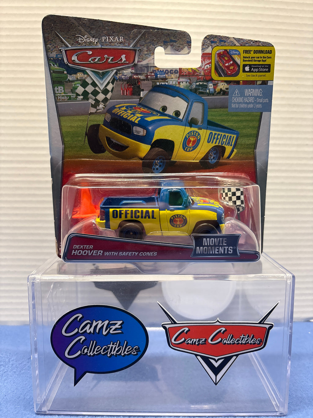 Disney Pixar Cars Movie Moments Dexter Hoover with Safety Cones