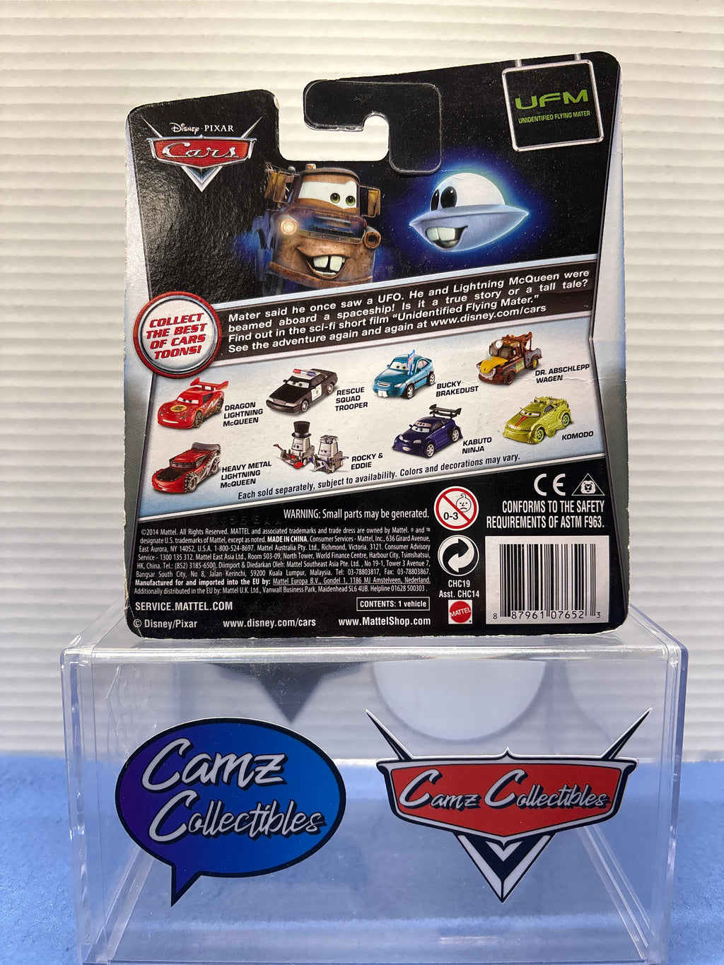 Disney Pixar Cars Dr. Abschlepp Wagen Unidentified Flying Mater