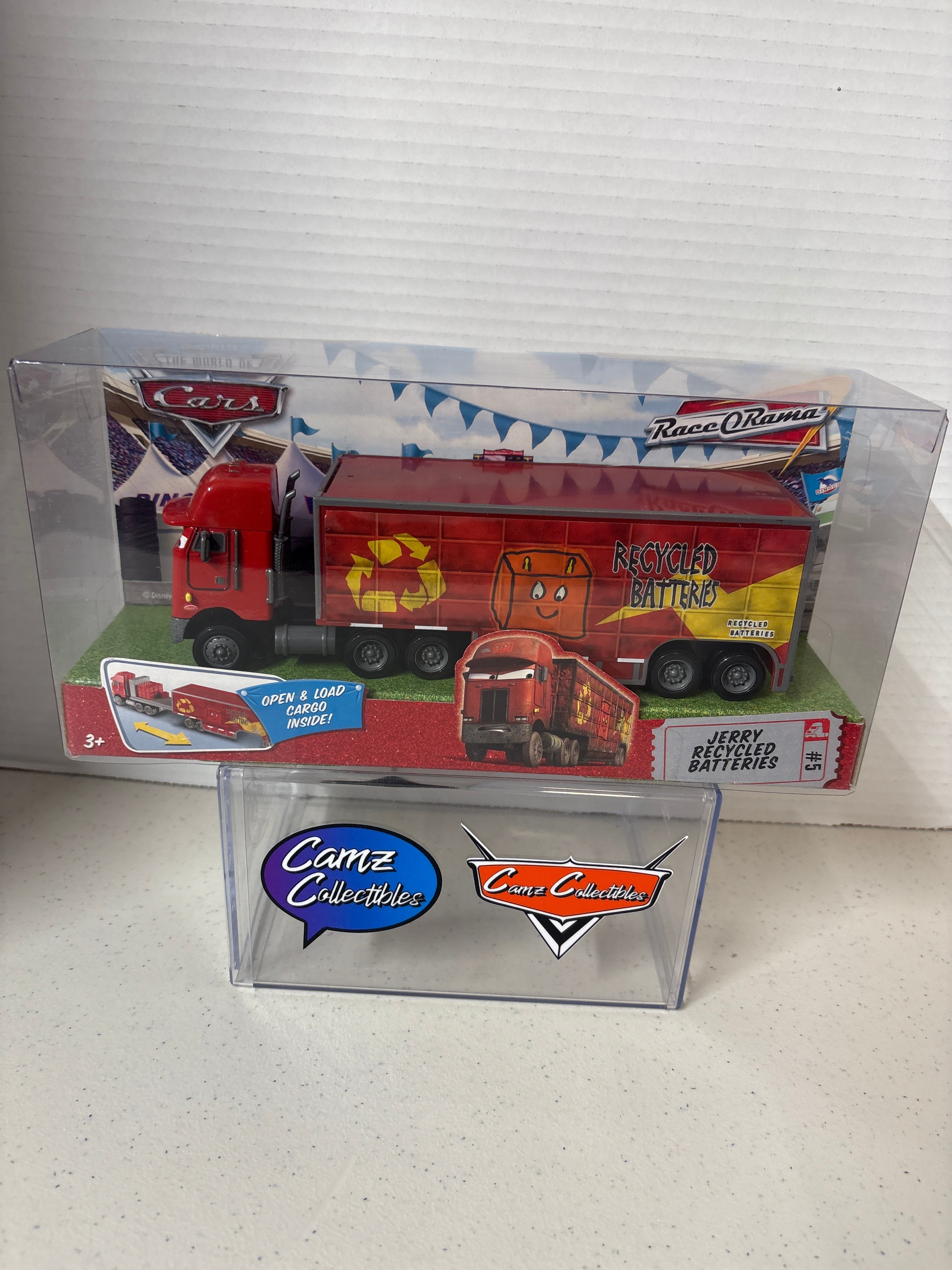 Disney Pixar Cars Jerry Recycled Batteries Hauler (OG)