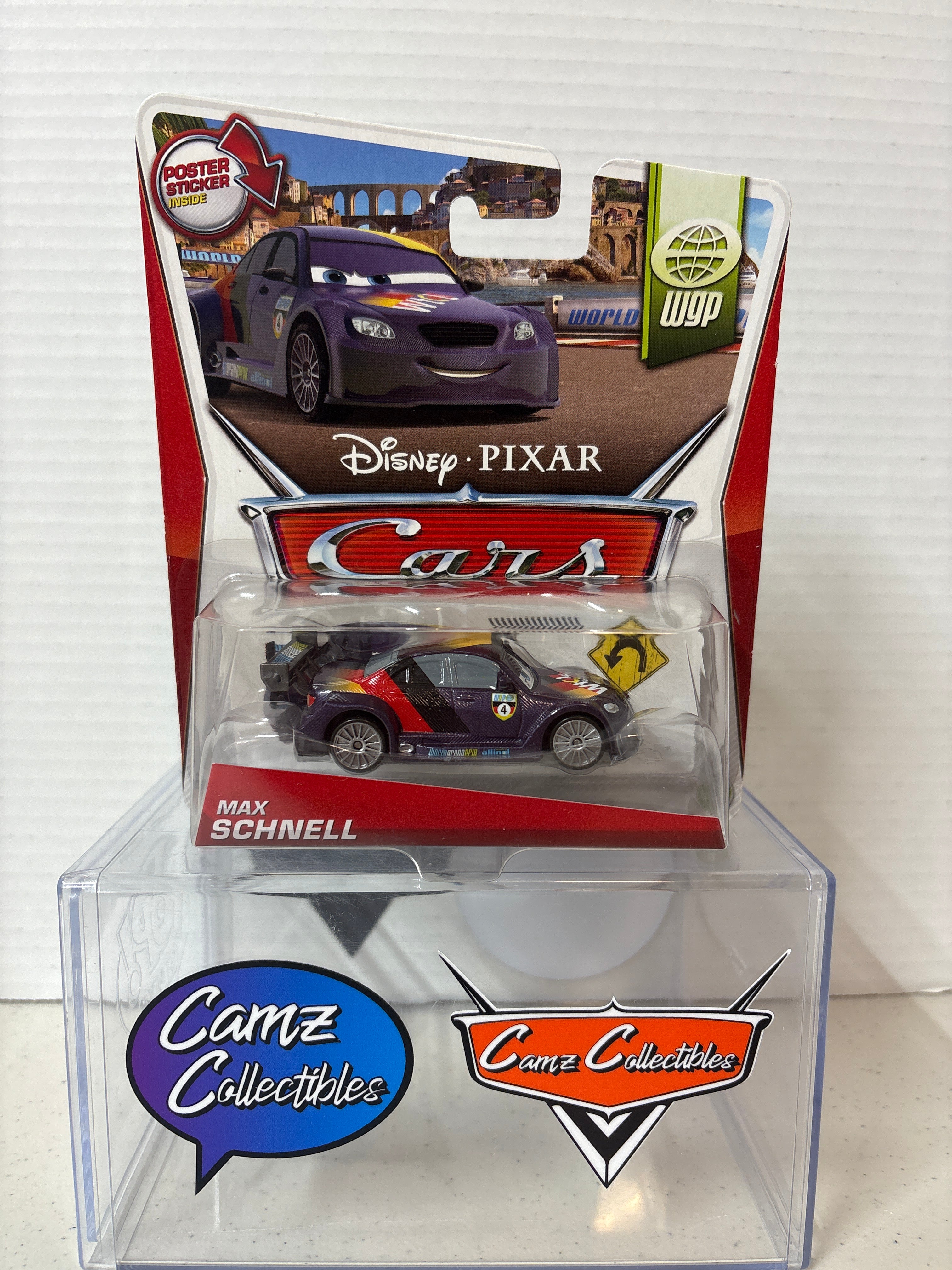 Disney Pixar Cars Max Schnell with Poster WGP series
