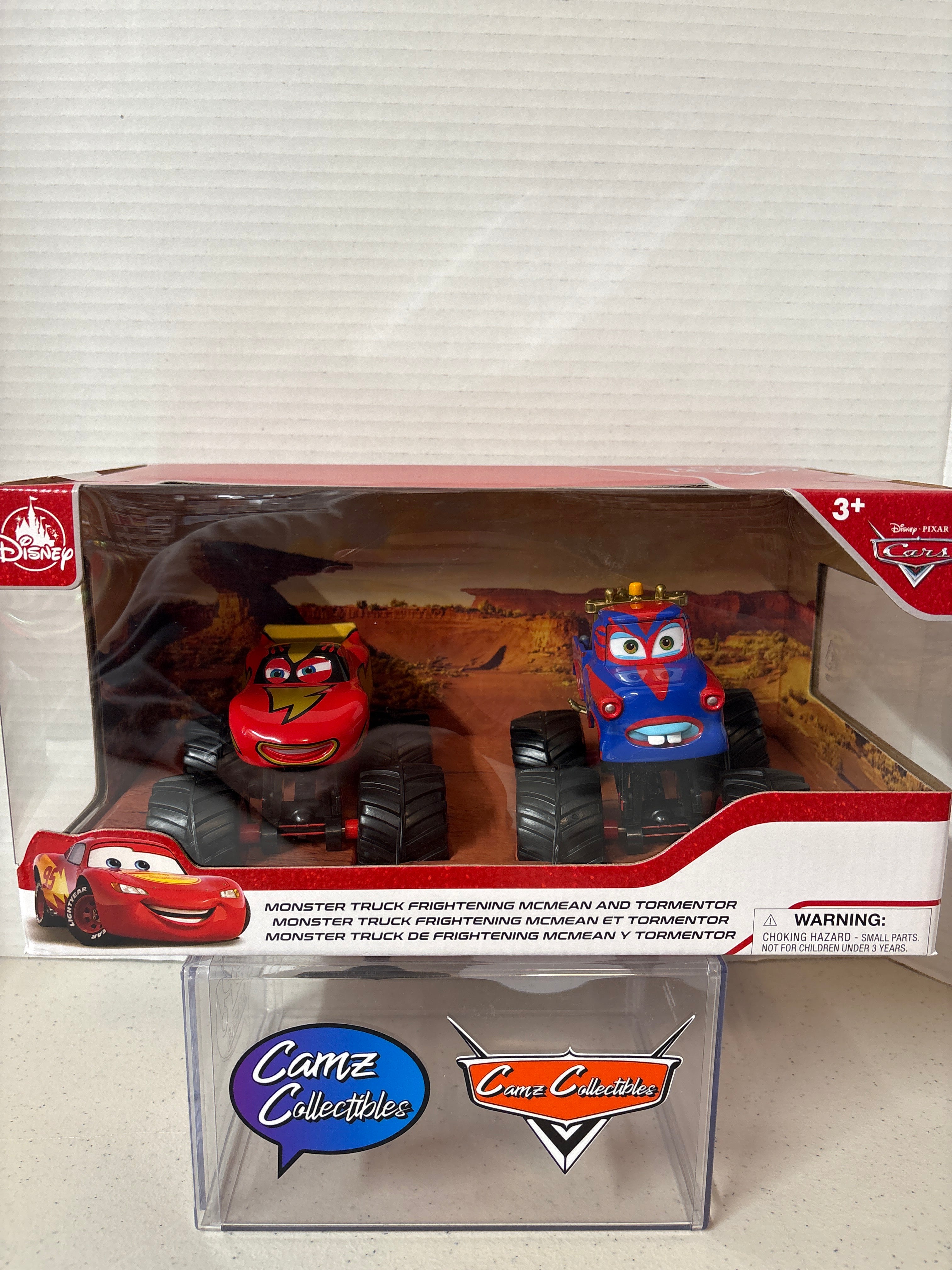 Disney Pixar Cars Disney Store Monster Truck Frightening McMean and Tormentor