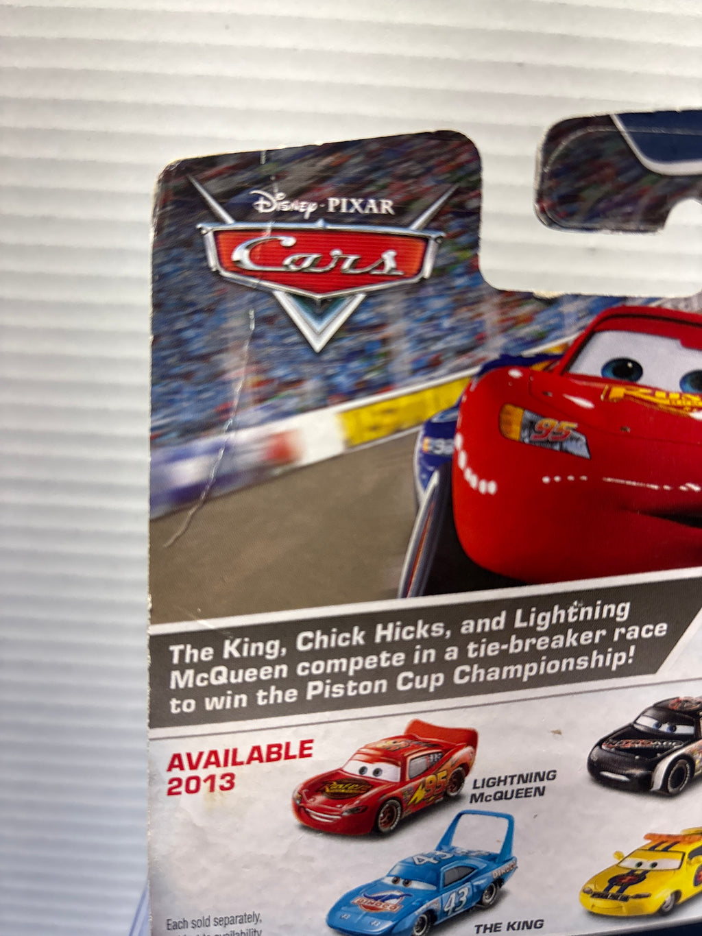 Disney Pixar Cars Sputter Stop No. 92 Piston Cup card