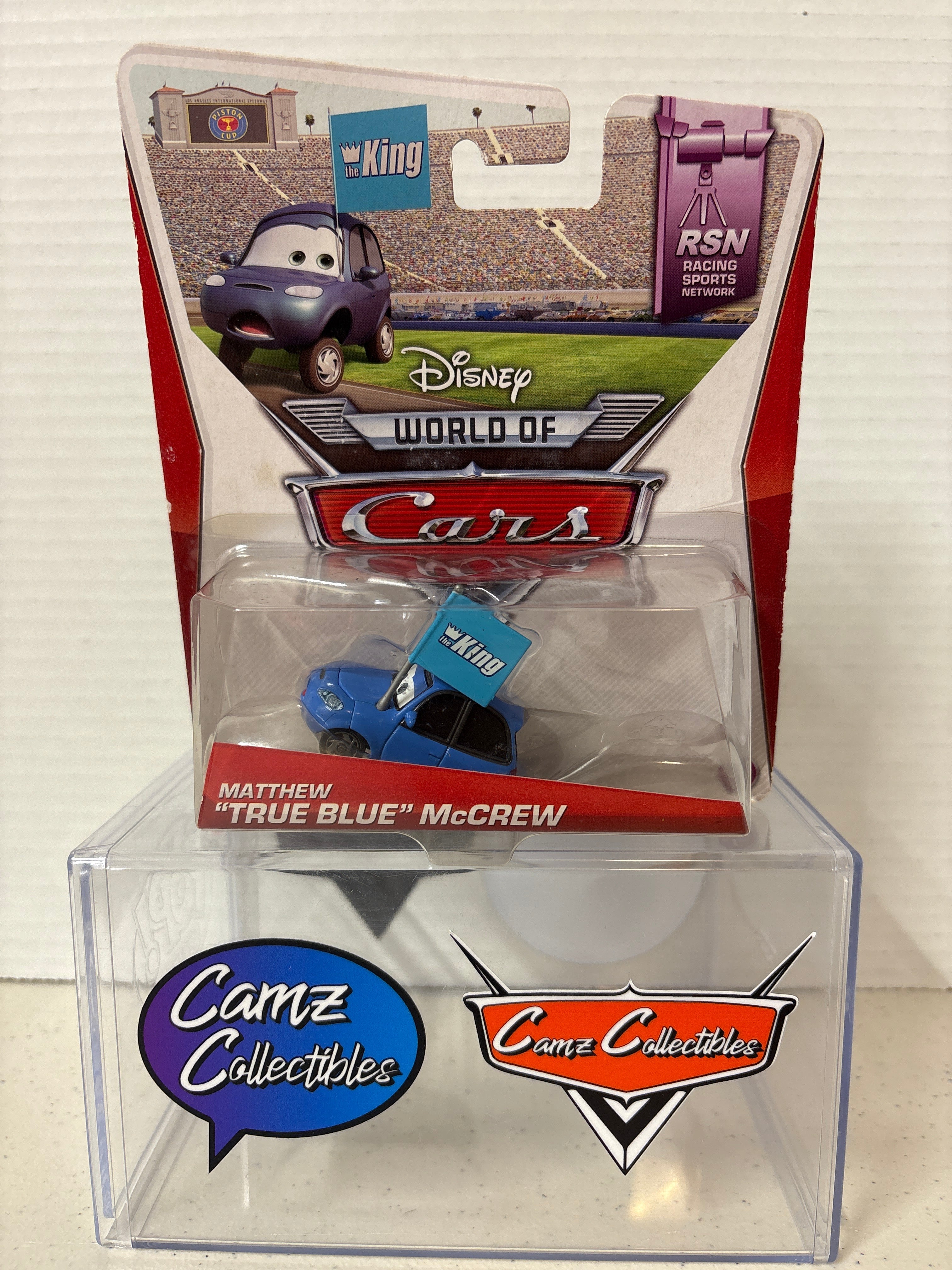 Disney Pixar Cars World of Cars Matthew "True Blue" McCrew RSN