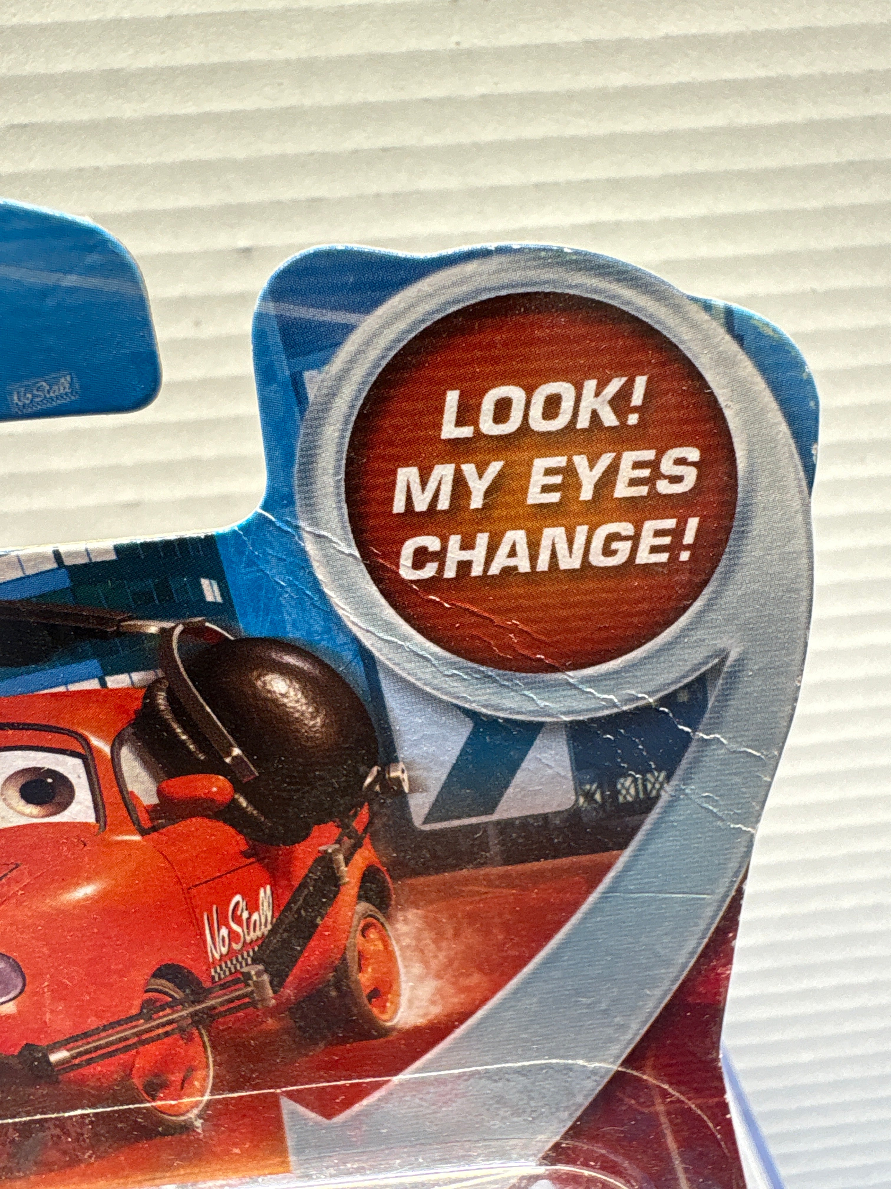 Disney Pixar Cars Chief No Stall Lenticular Eyes