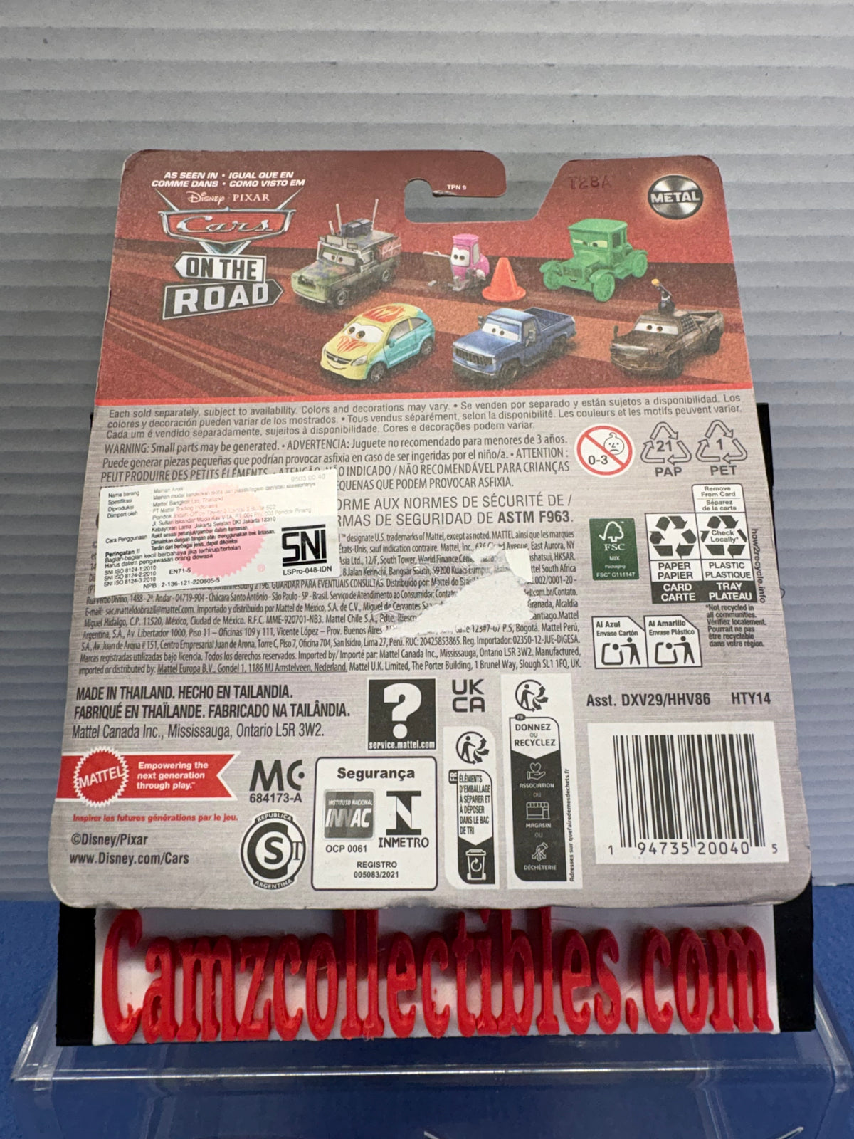Disney Pixar Cars Byron Crashforth On The Road (Rare)