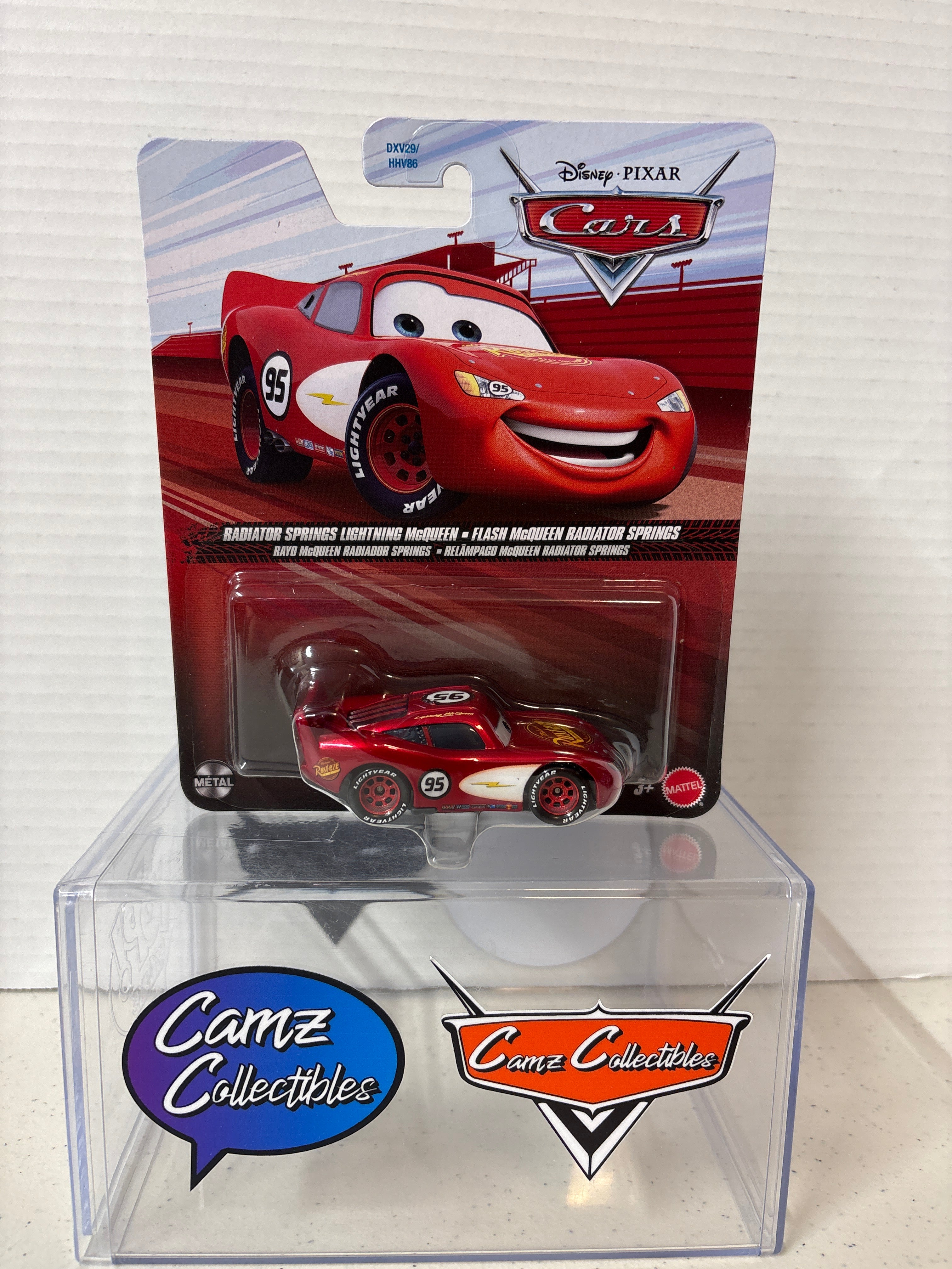Disney Pixar Cars Radiator Springs Lightning McQueen 2026 re release on 2021 metal card