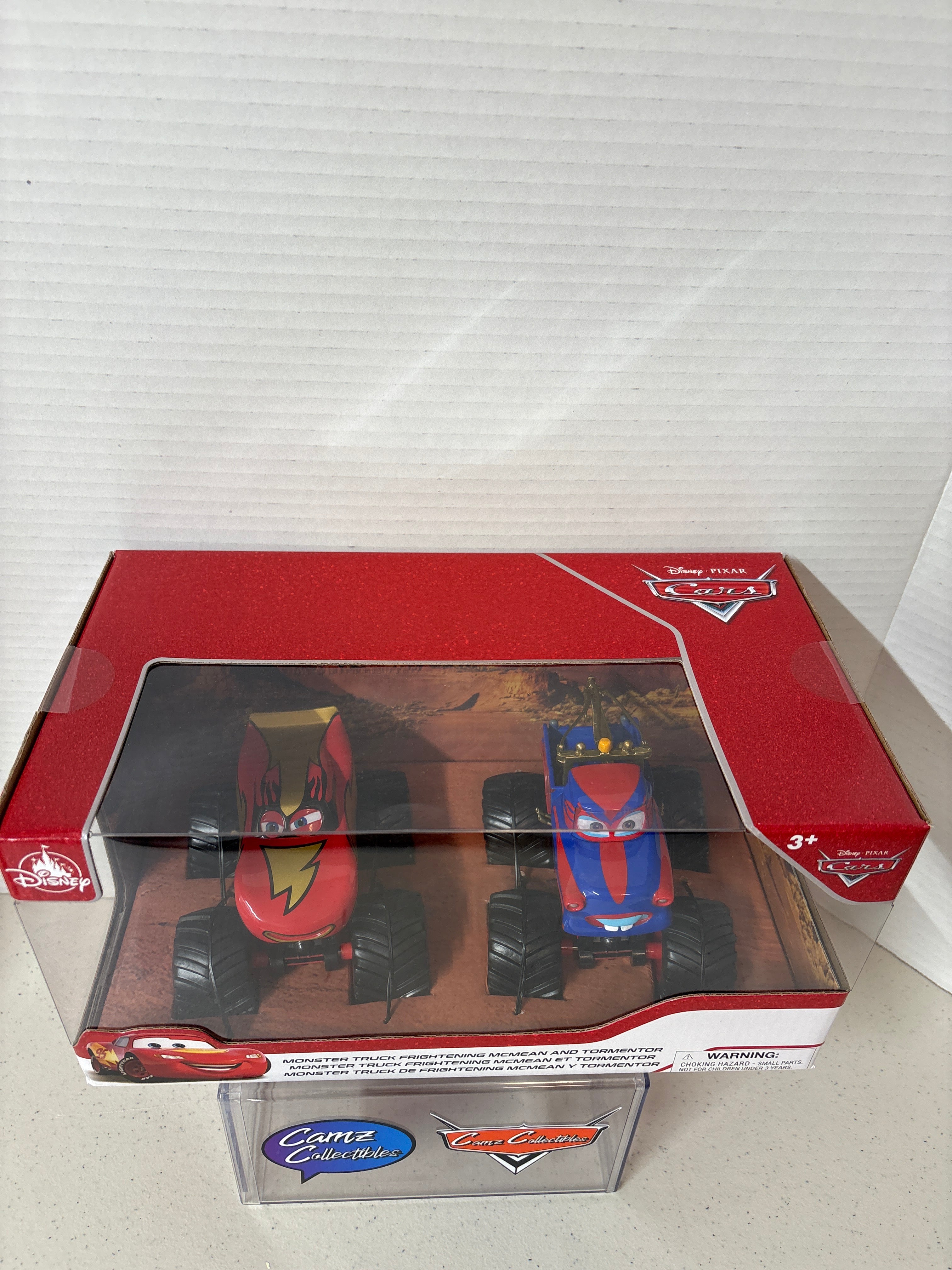 Disney Pixar Cars Disney Store Monster Truck Frightening McMean and Tormentor