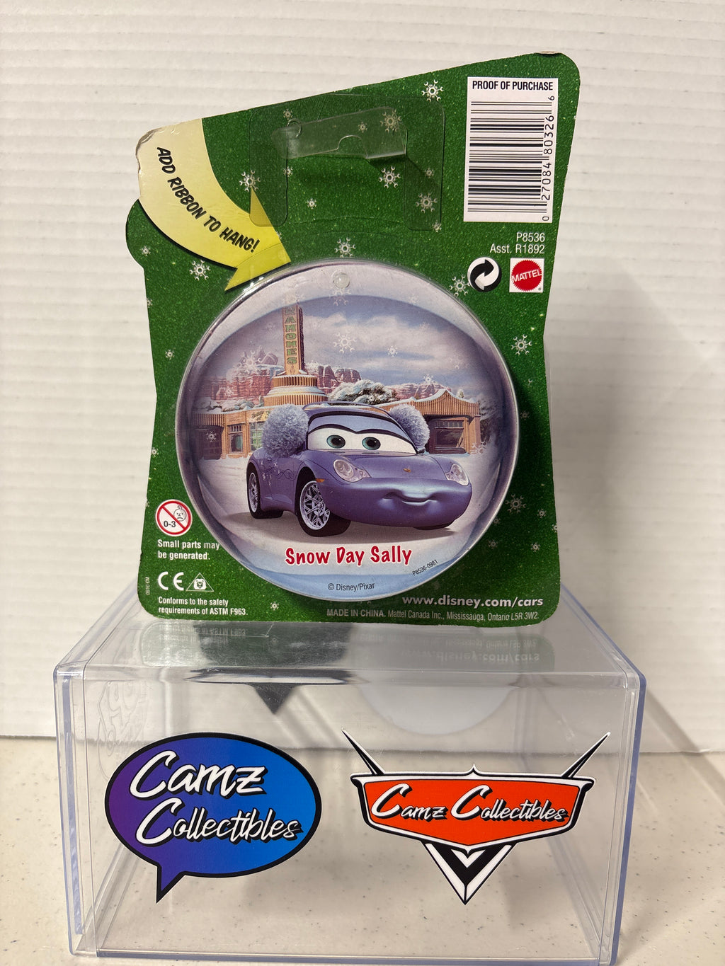 Disney Pixar Cars World of Cars Christmas Snow Day Sally (2009)
