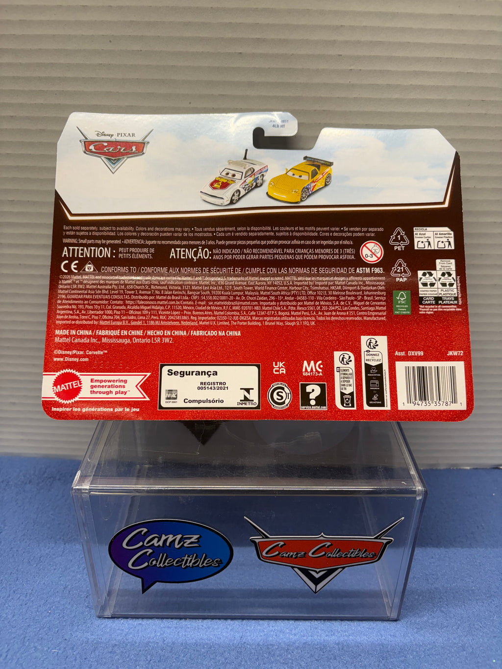 Disney Pixar Cars 20th Anniversary 2026 Pat Traxson & Jeff Gorvette Two Pack - case DXV99-958G
