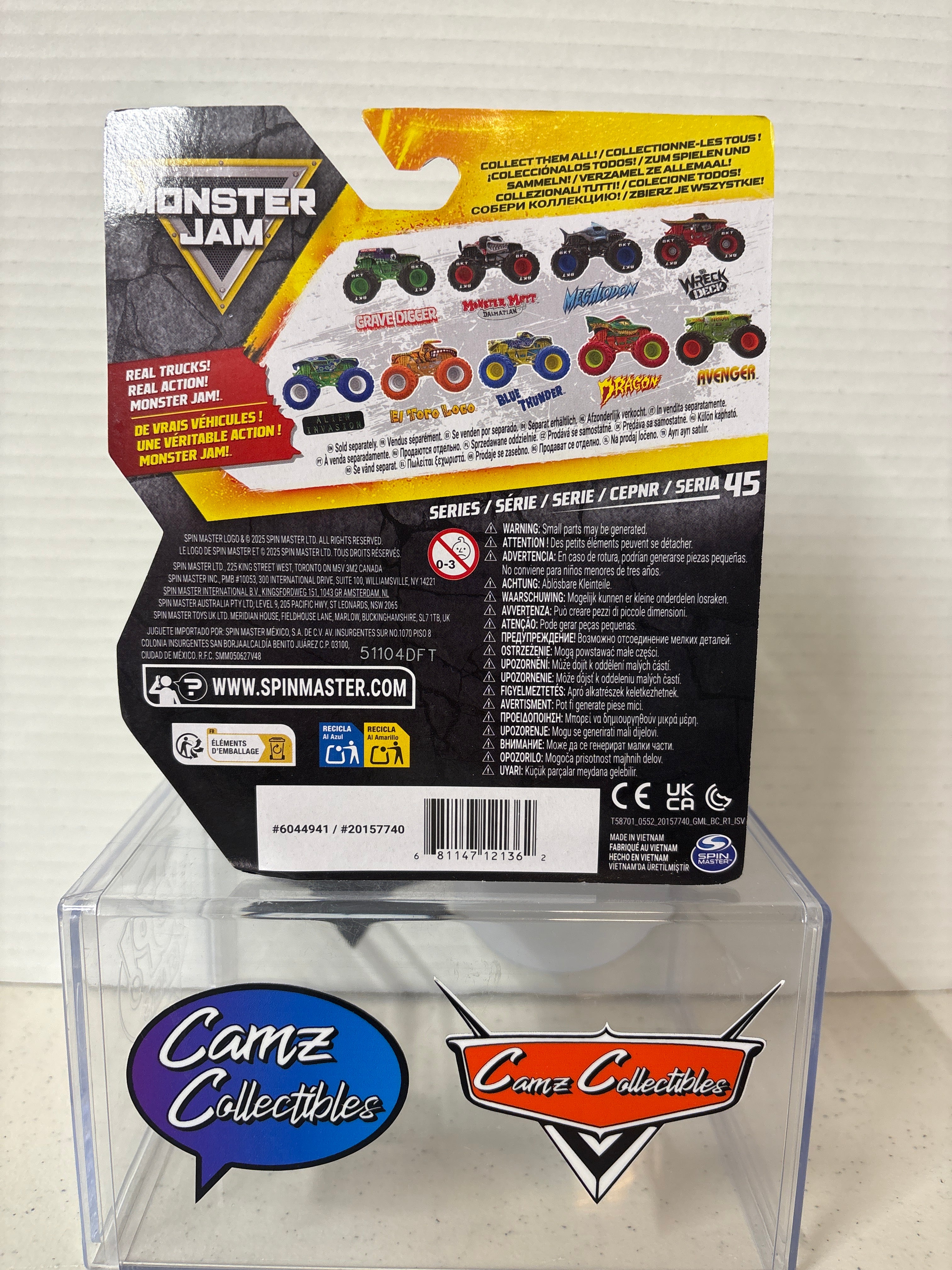 Spinmaster Monster Jam 2026 Zombie Cyberflare