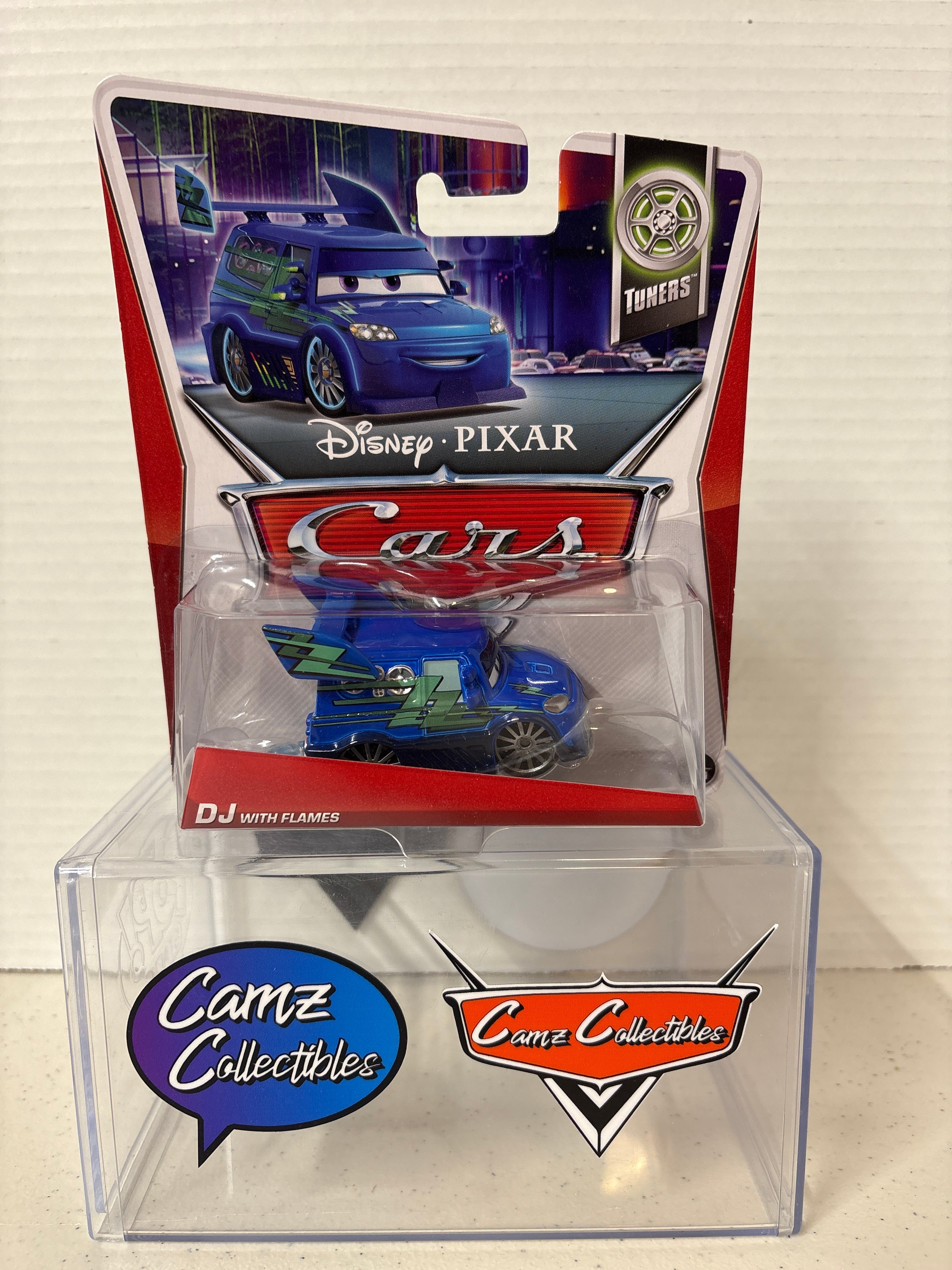Disney Pixar Cars DJ with Flames Tuners card