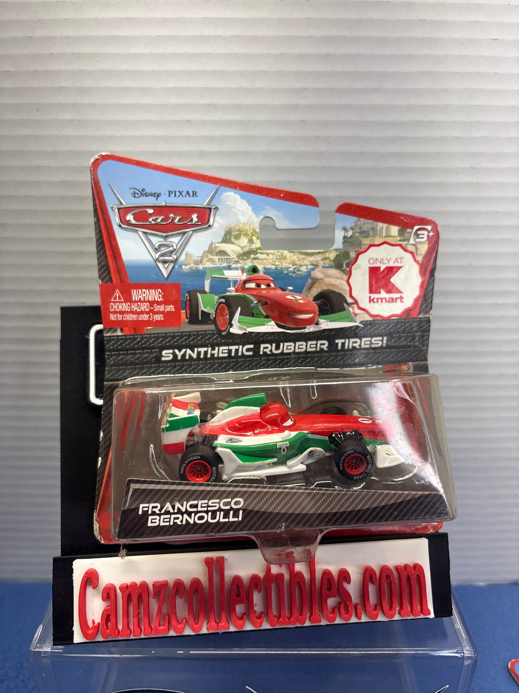 Disney Pixar Cars 2 Bundle of 8 - Rod Torque Redline,  Lightning McQueen, Mel Dorado, Race Team Fillmore, Nigel Gearsley, Jeff Gorvette, Francesco Bernoulli, Lewis Hamilton