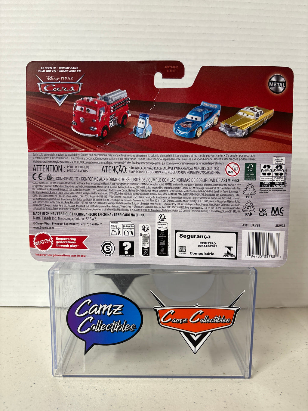 Disney Pixar Cars 2026 release on 2022 card Roger Wheeler & Strip Weathers AKA "The King" Two pack