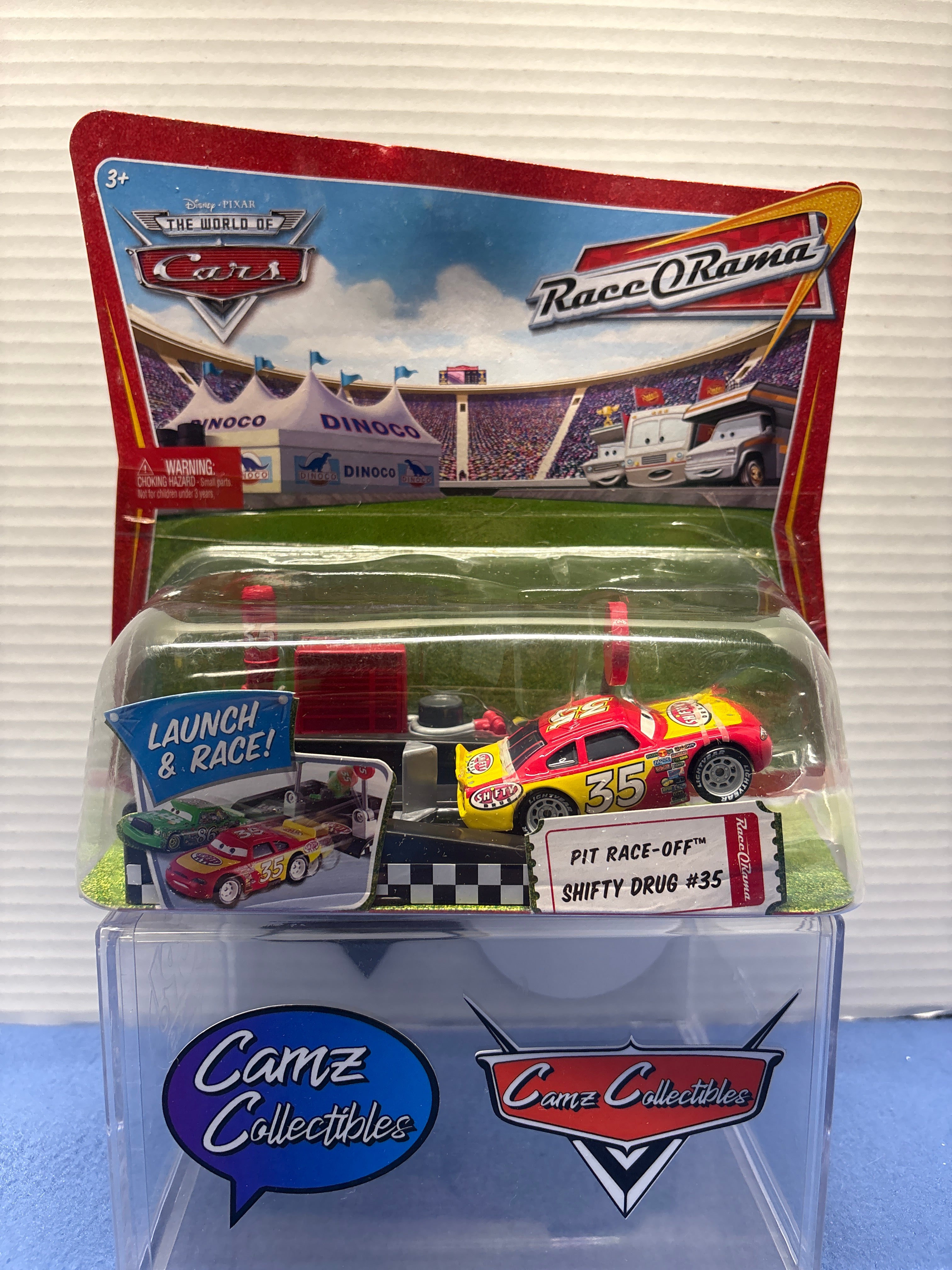 Disney Pixar Cars World of Cars Race o Rama Launch & Race Shifty Drug #35