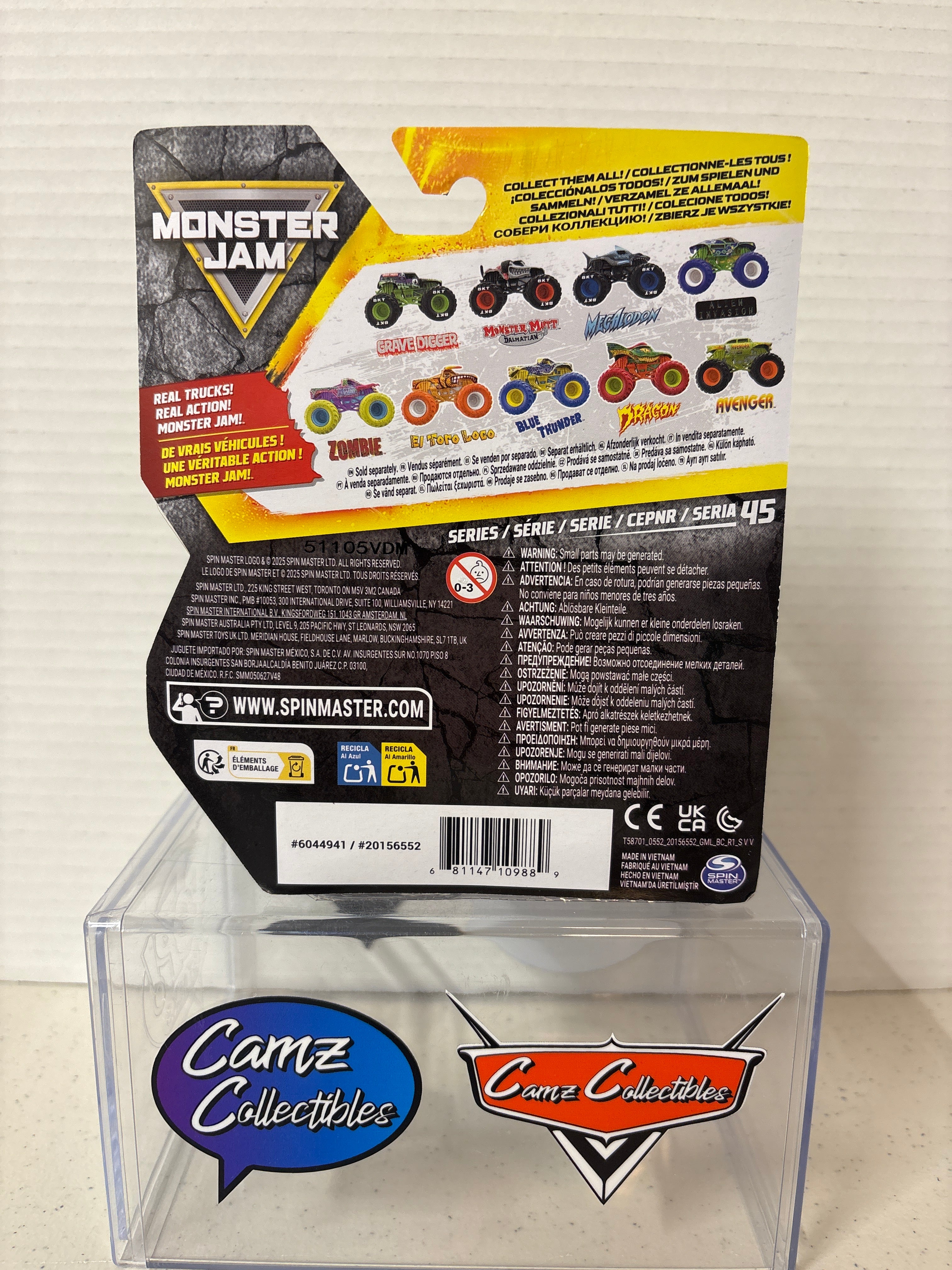 Spinmaster Monster Jam 2026 Wreck Deck Monsterized