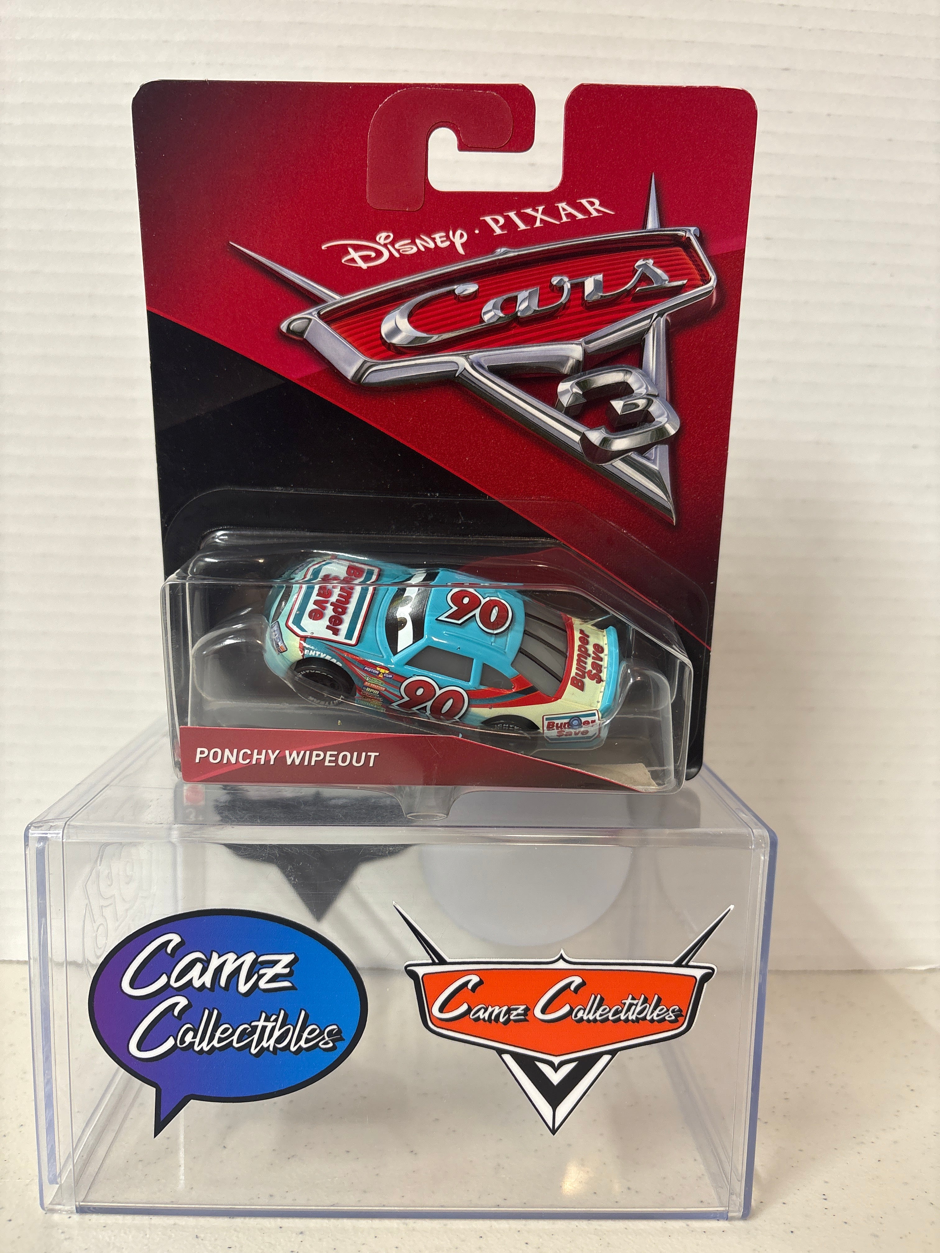 Disney Pixar Cars 3 Ponchy Wipeout Bumper $ave