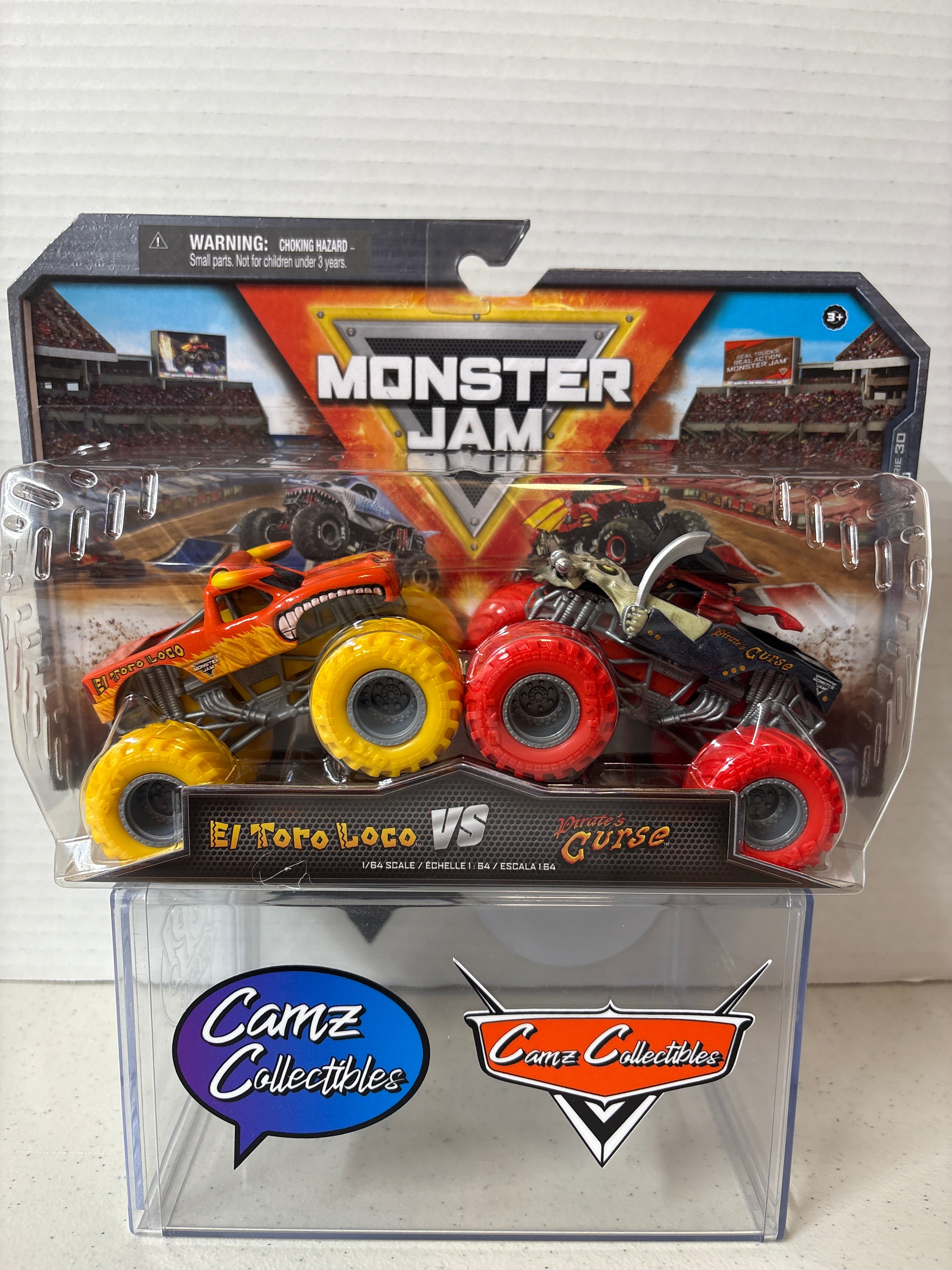 Monster Jam El Toro Loco vs Pirates Curse Series 30