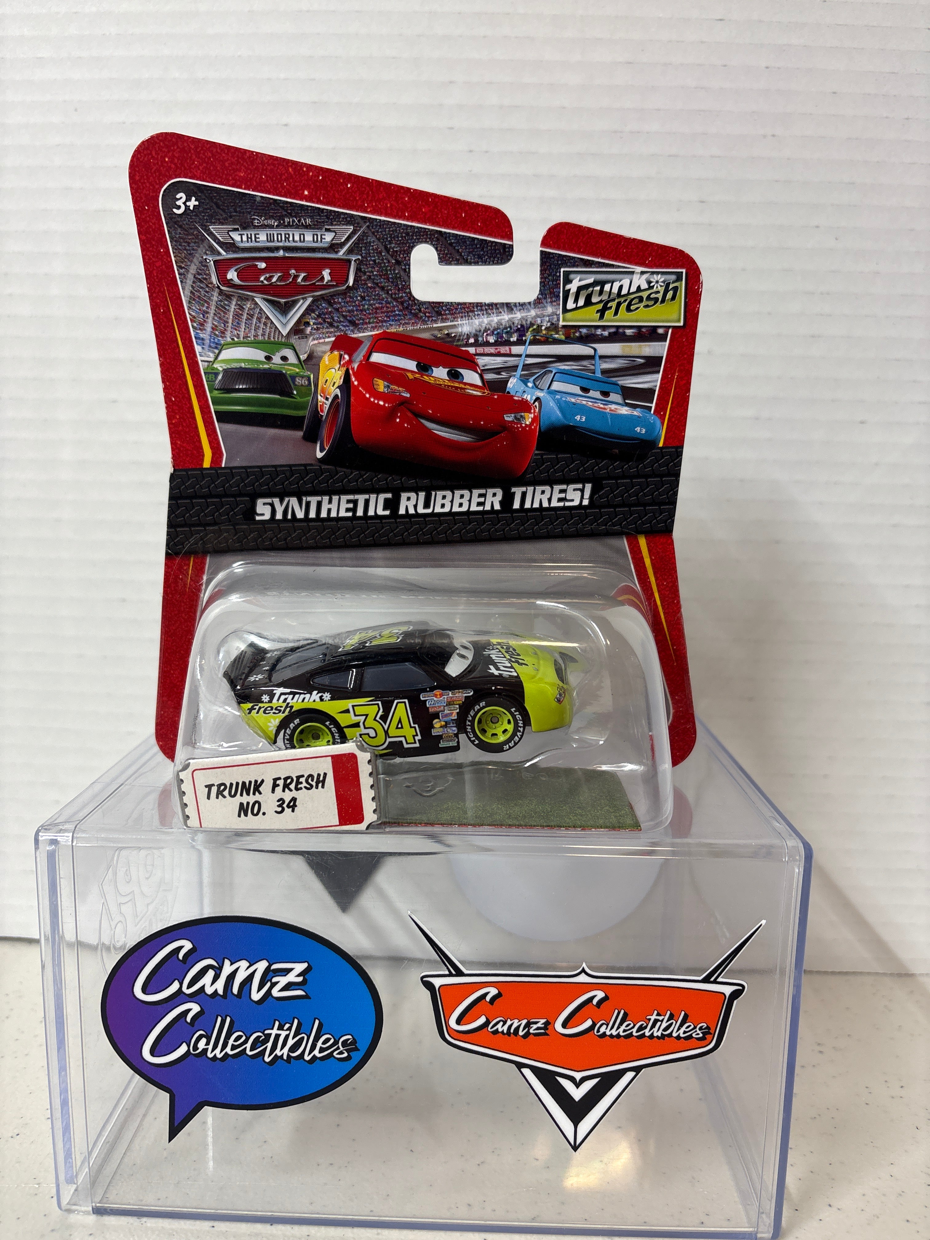 Disney Pixar Cars World of Cars Synthetic Rubber Tires Trunk Fresh #34