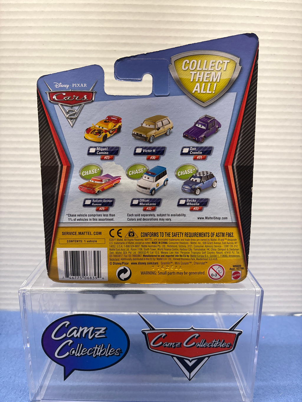 Disney Pixar Cars 2 Becky Wheelin Chase