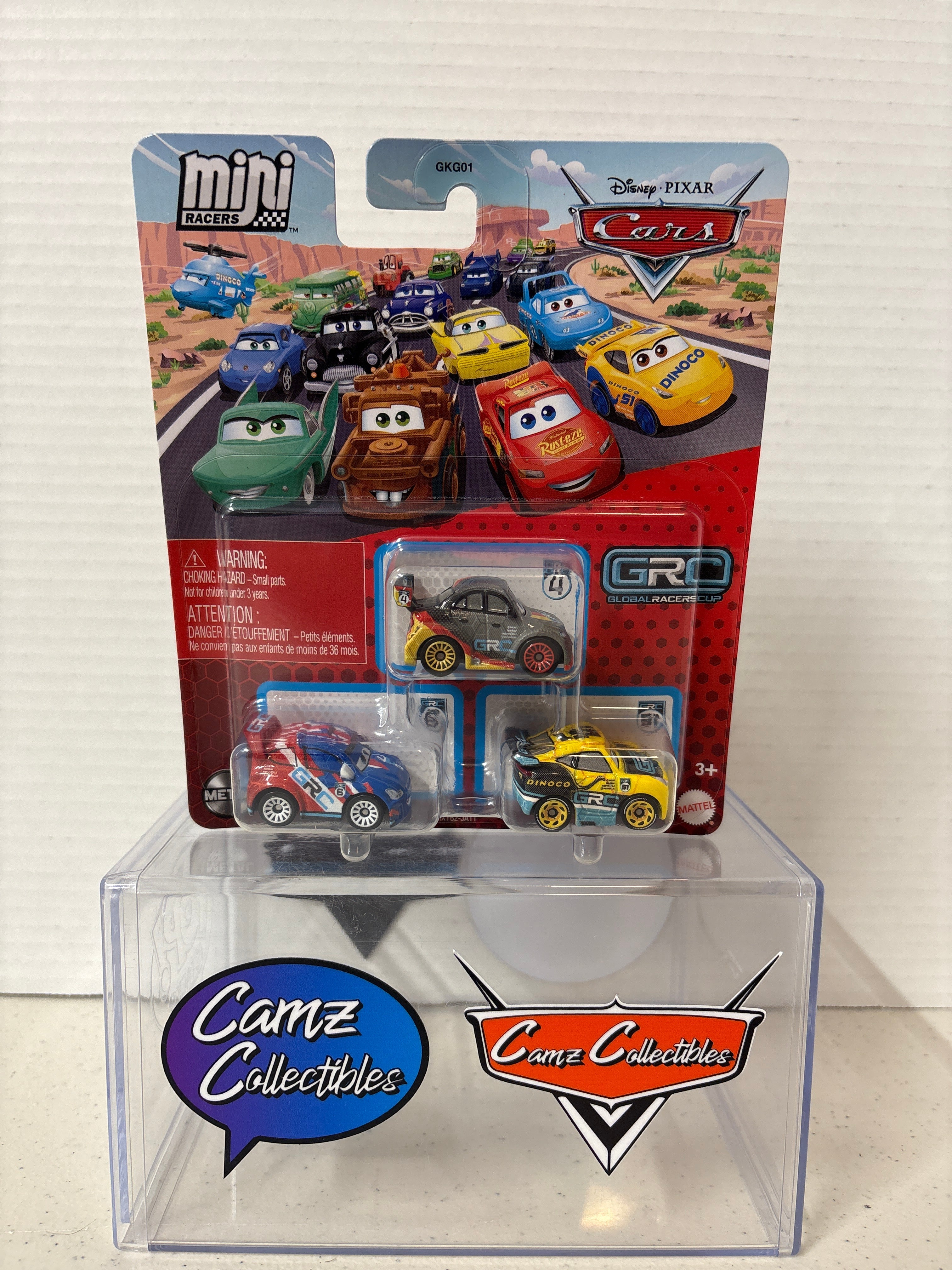 Disney Pixar Cars Mini Racers - GRC Raoul Caroule, Max Schnell & Cruz Ramirez