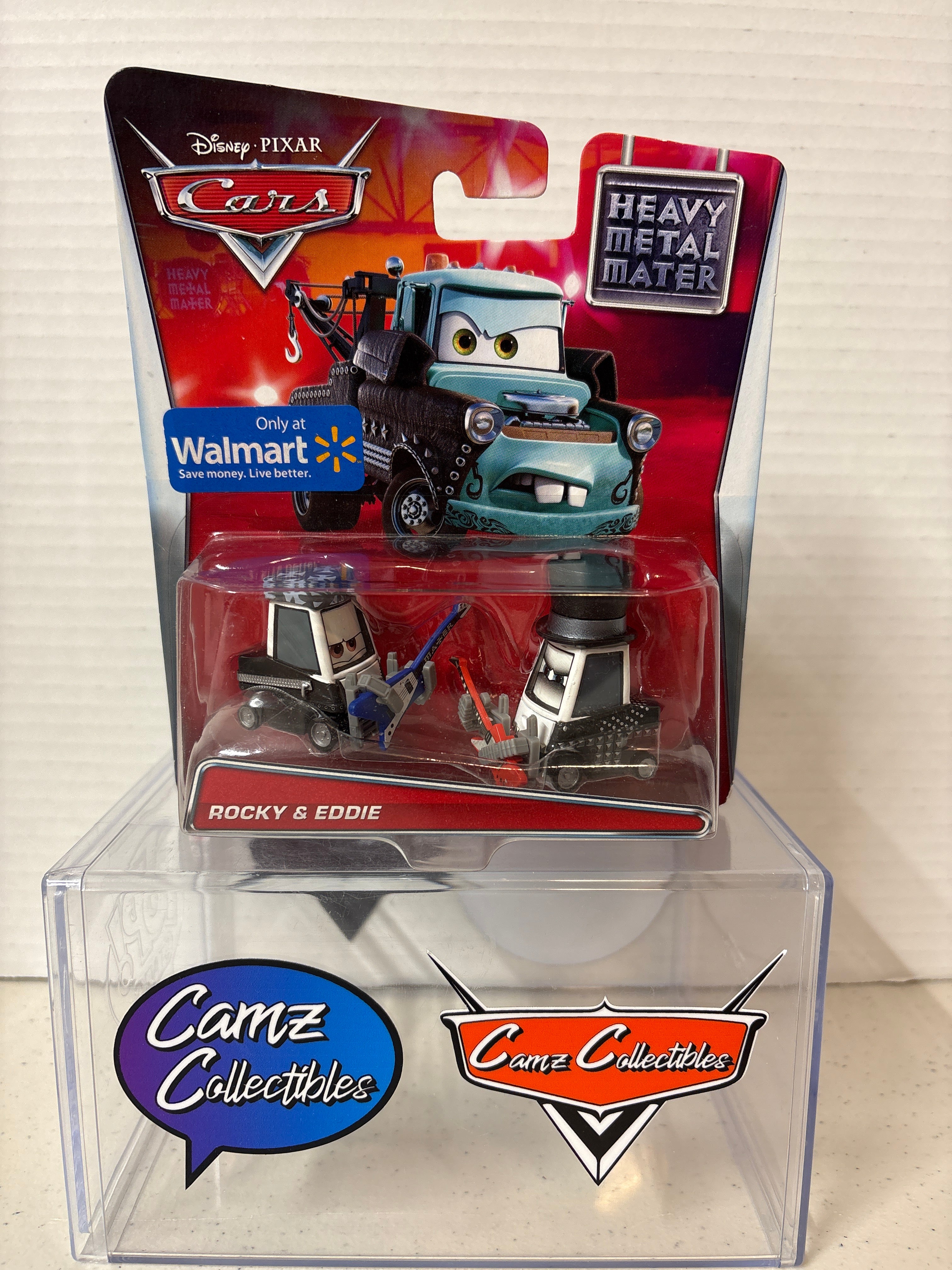 Disney Pixar Cars Rocky & Eddie Walmart exclusive Heavy Metal Mater series