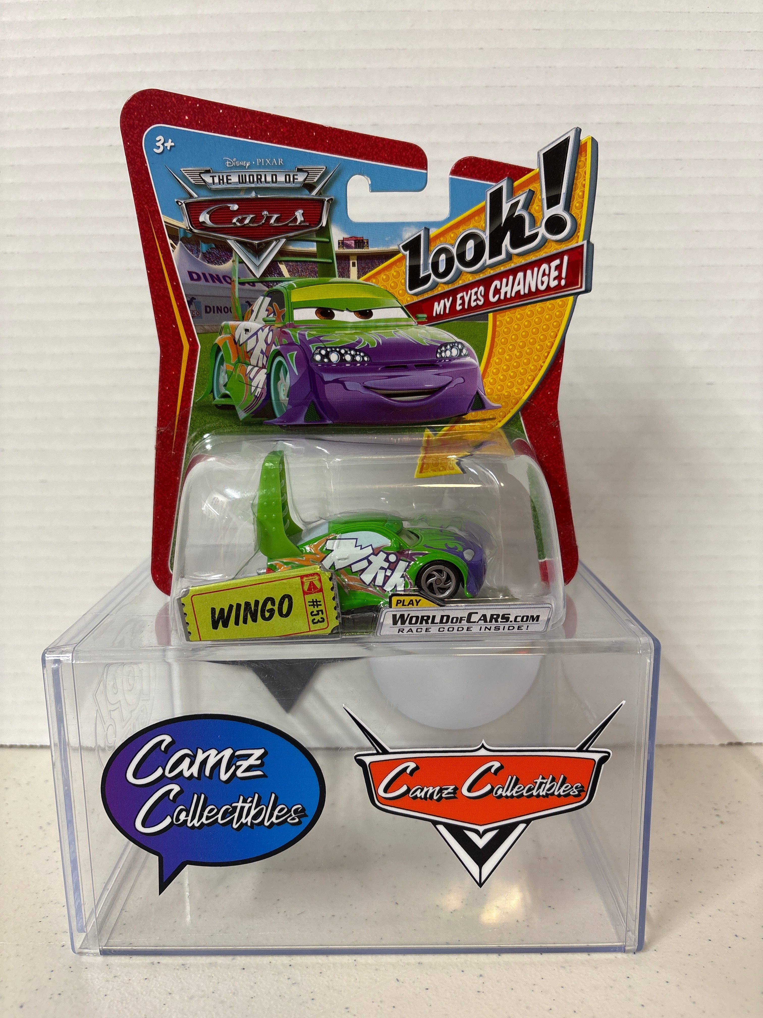 Disney Pixar Cars World of Cars Lenticular eyes Wingo