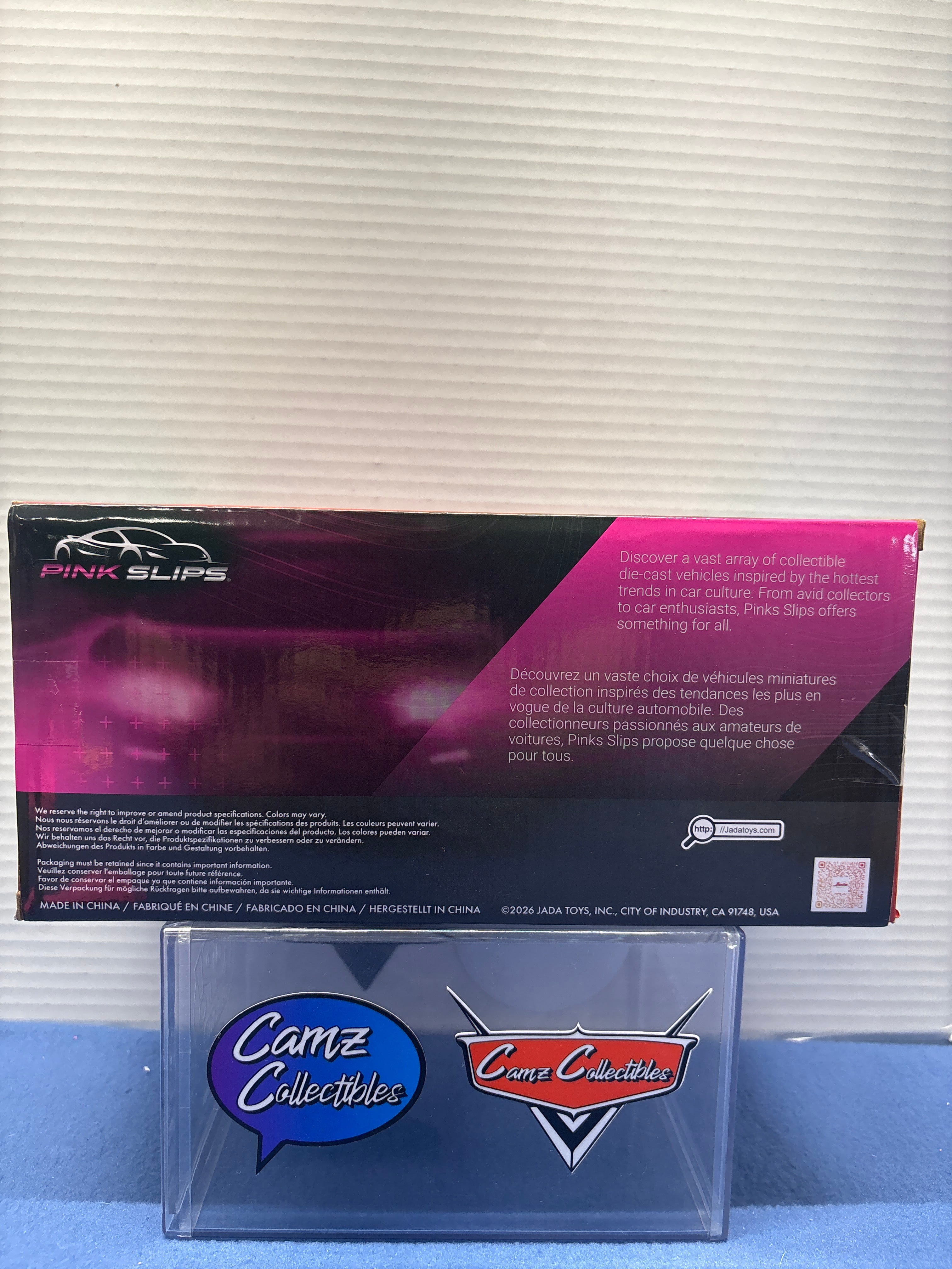 Disney Pixar Cars Jada Pink Slips Lightning McQueen 1:24