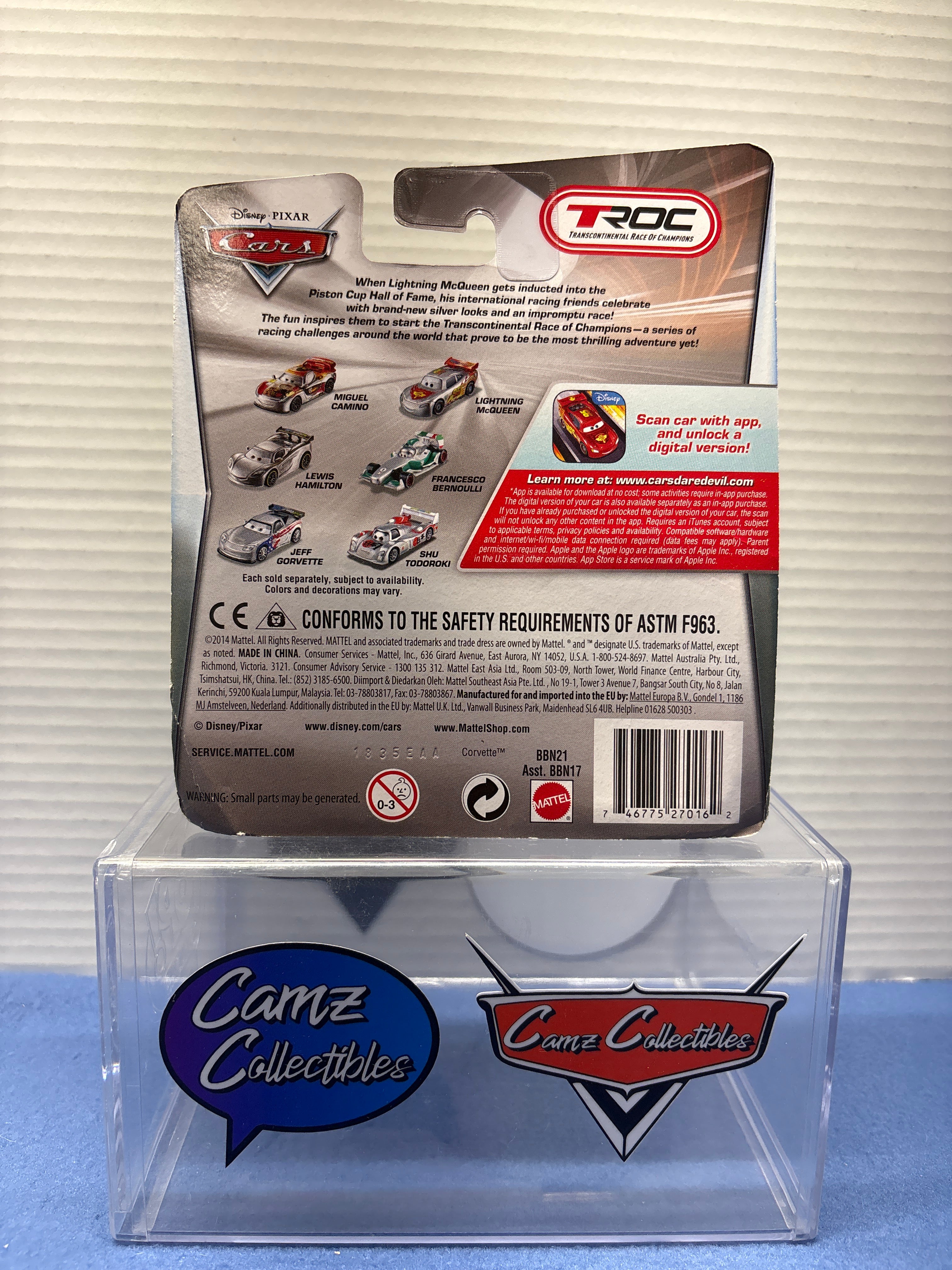 Disney Pixar Cars Silver Series Max Schnell 2014 TROC