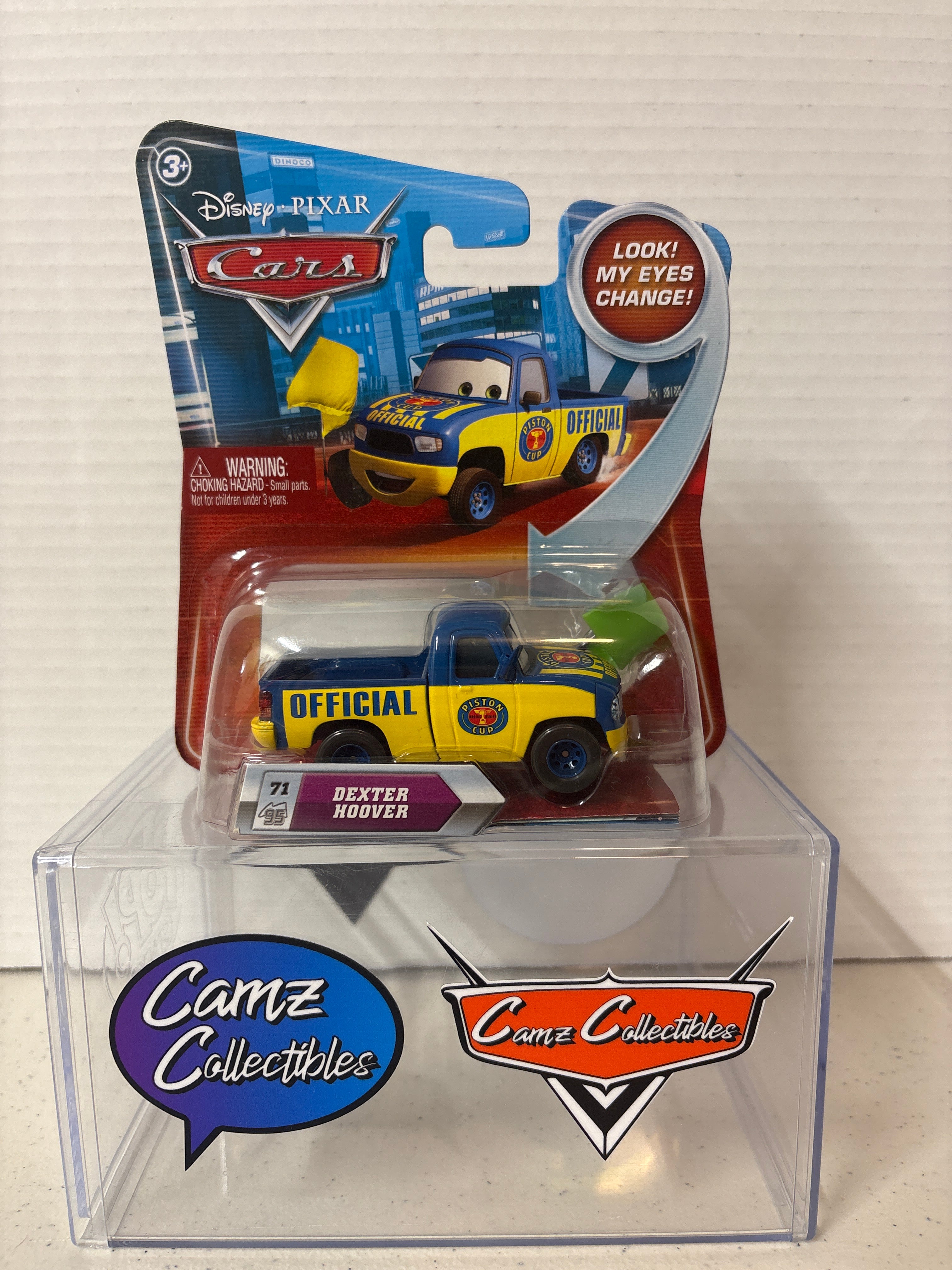 Disney Pixar Cars World of Cars Lenticular Eyes Dexter Hoover #71