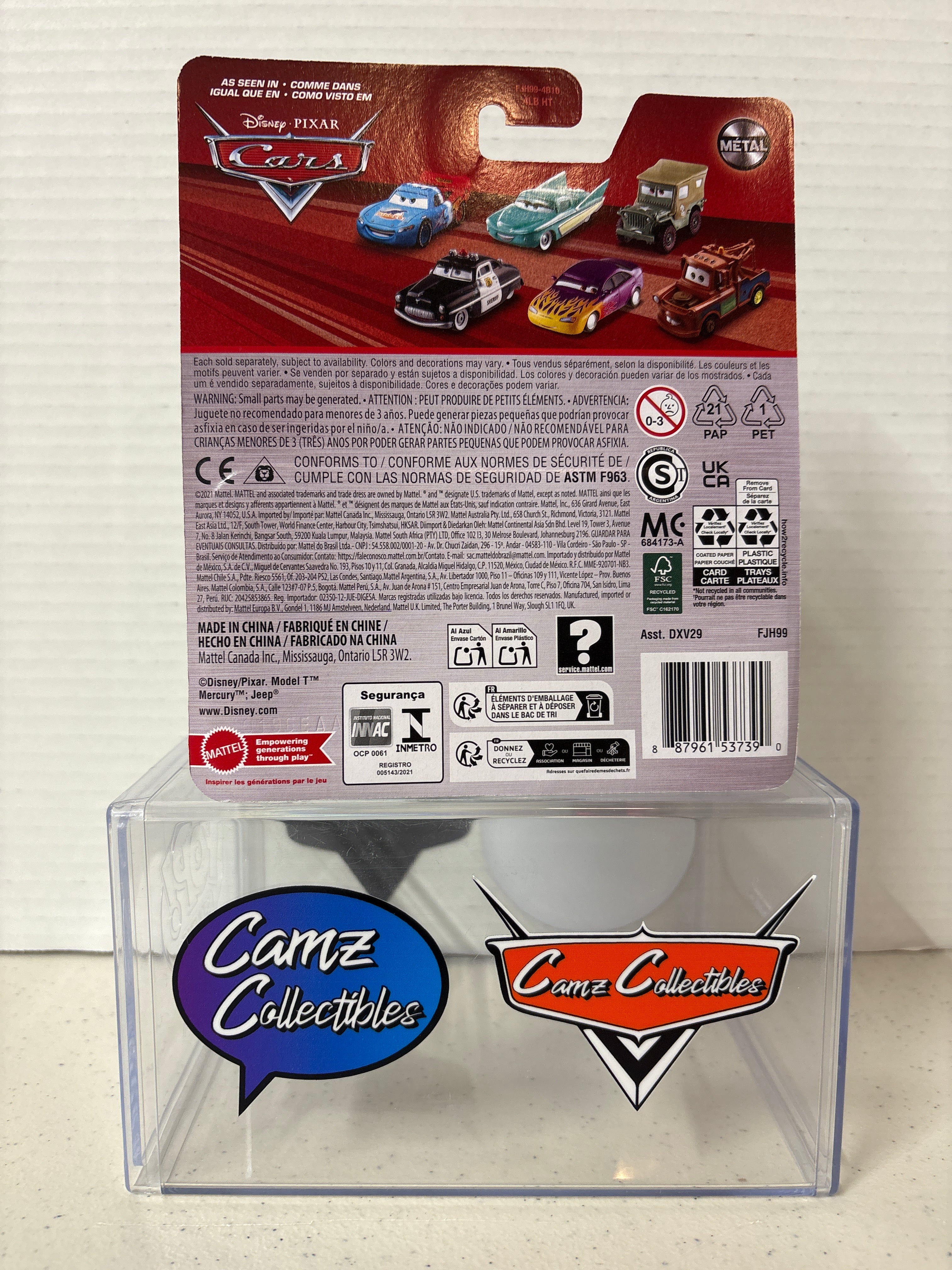 Disney Pixar Cars 2026 case 95FG release on 2021 Metal card Lizzie