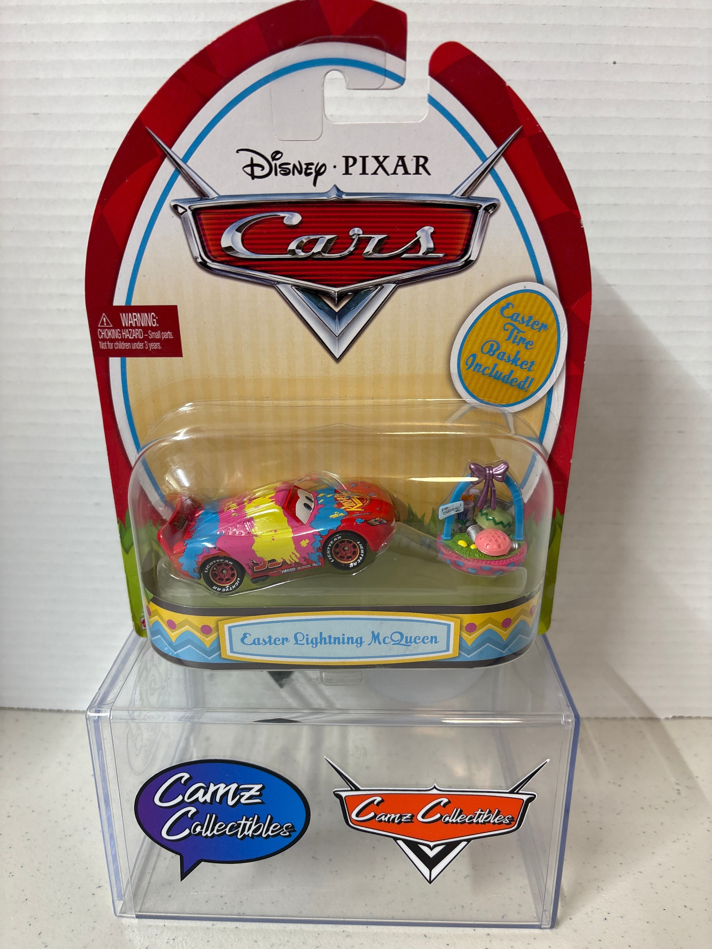 Disney Pixar Cars Easter Lightning McQueen with Easter Tire Basket