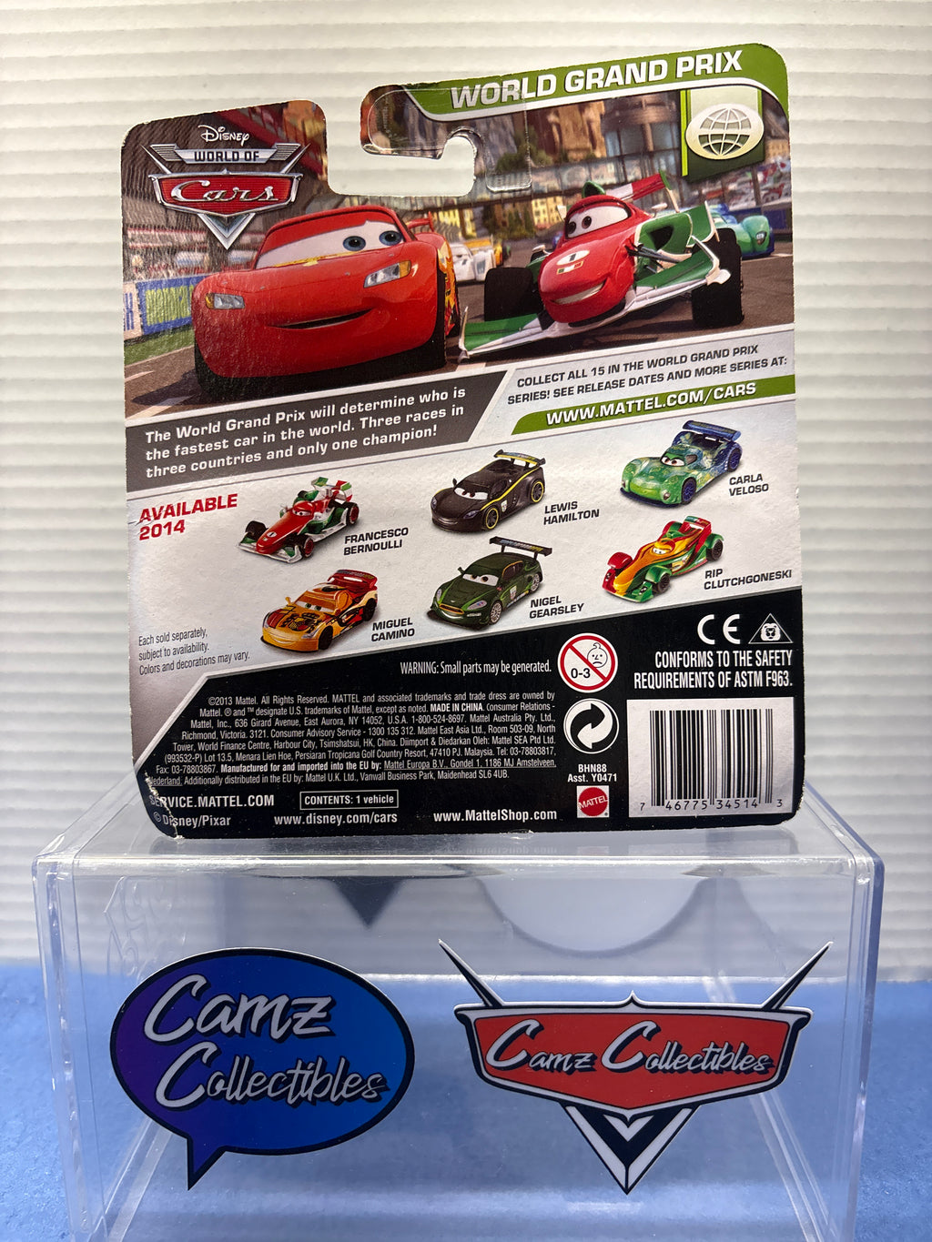 Disney Pixar Cars Carla Veloso WGP Card