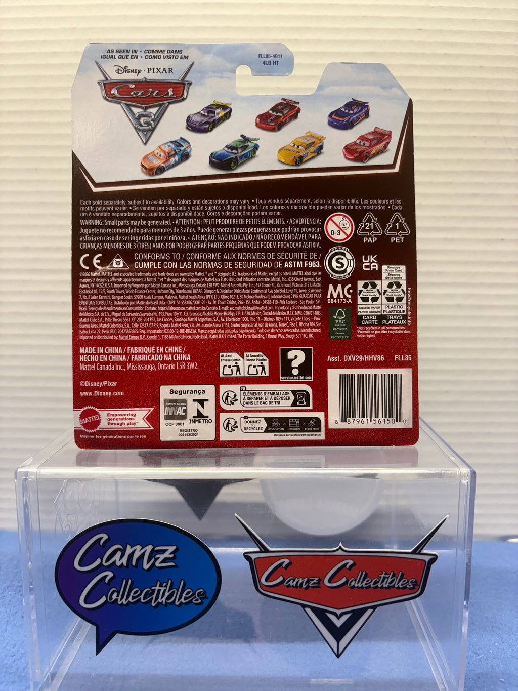 Disney Pixar Cars 2026 20th Anniversary Singles Case DXV29-95H - Richie Gunzit
