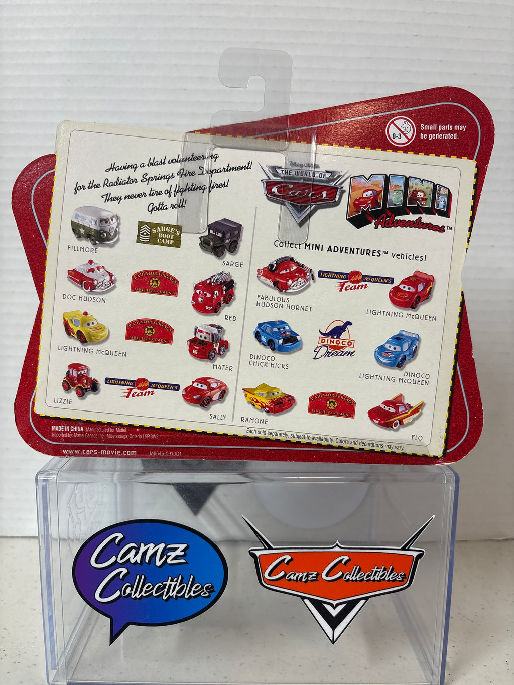 Disney Pixar Cars Mini Adventures Radiator Springs Fire Department Ramone & Flo