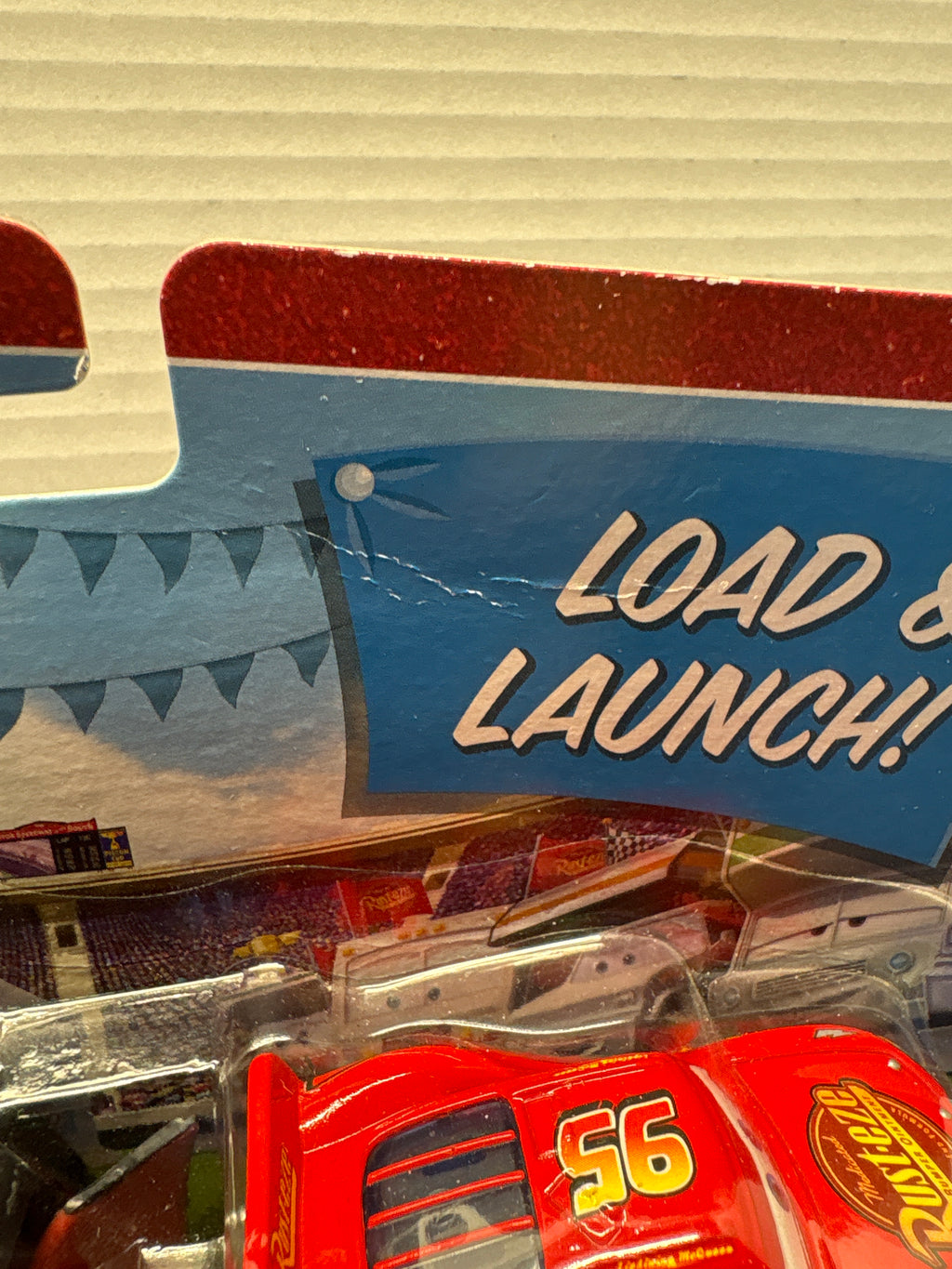 Disney Pixar Cars World of Cars Lightyear Launchers Lightning McQueen