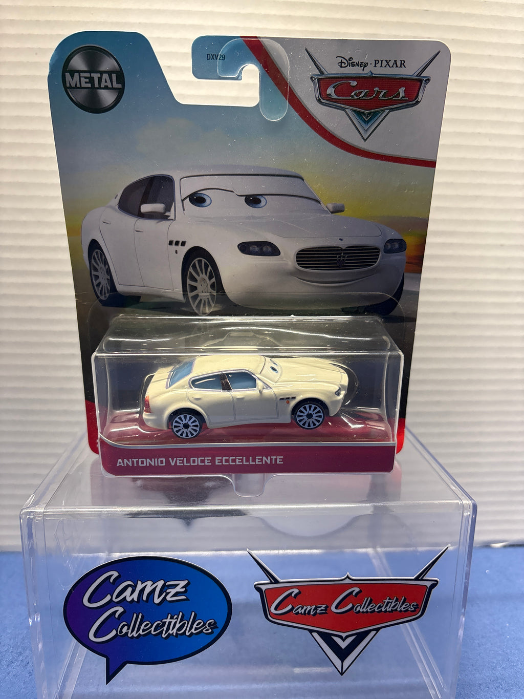 Disney Pixar Cars Antonio Veloce Eccelente on 2020 metal card