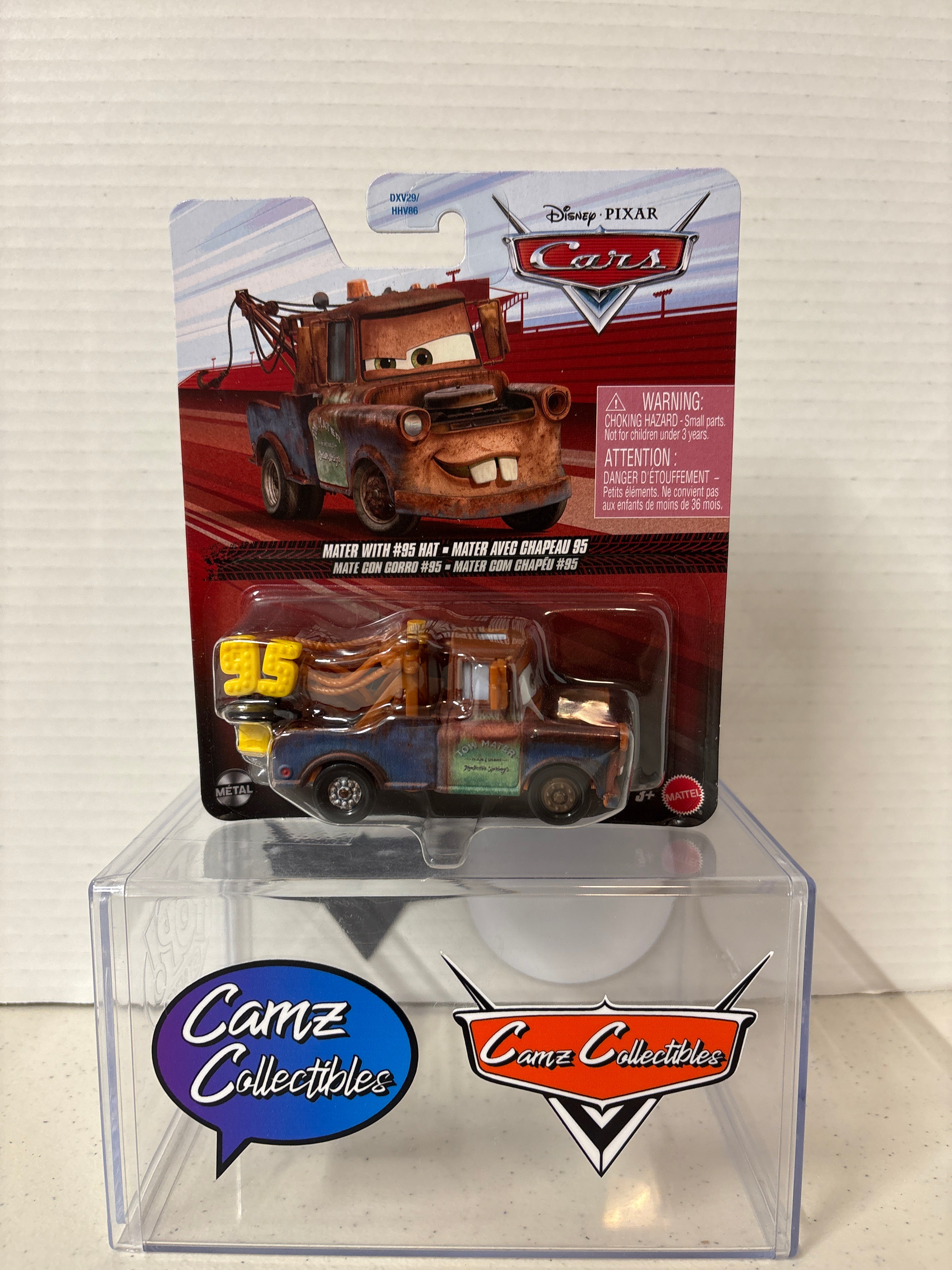 Disney Pixar Cars 2026 case 95FG release on 2021 Metal card Mater with 95 Hat VHTF