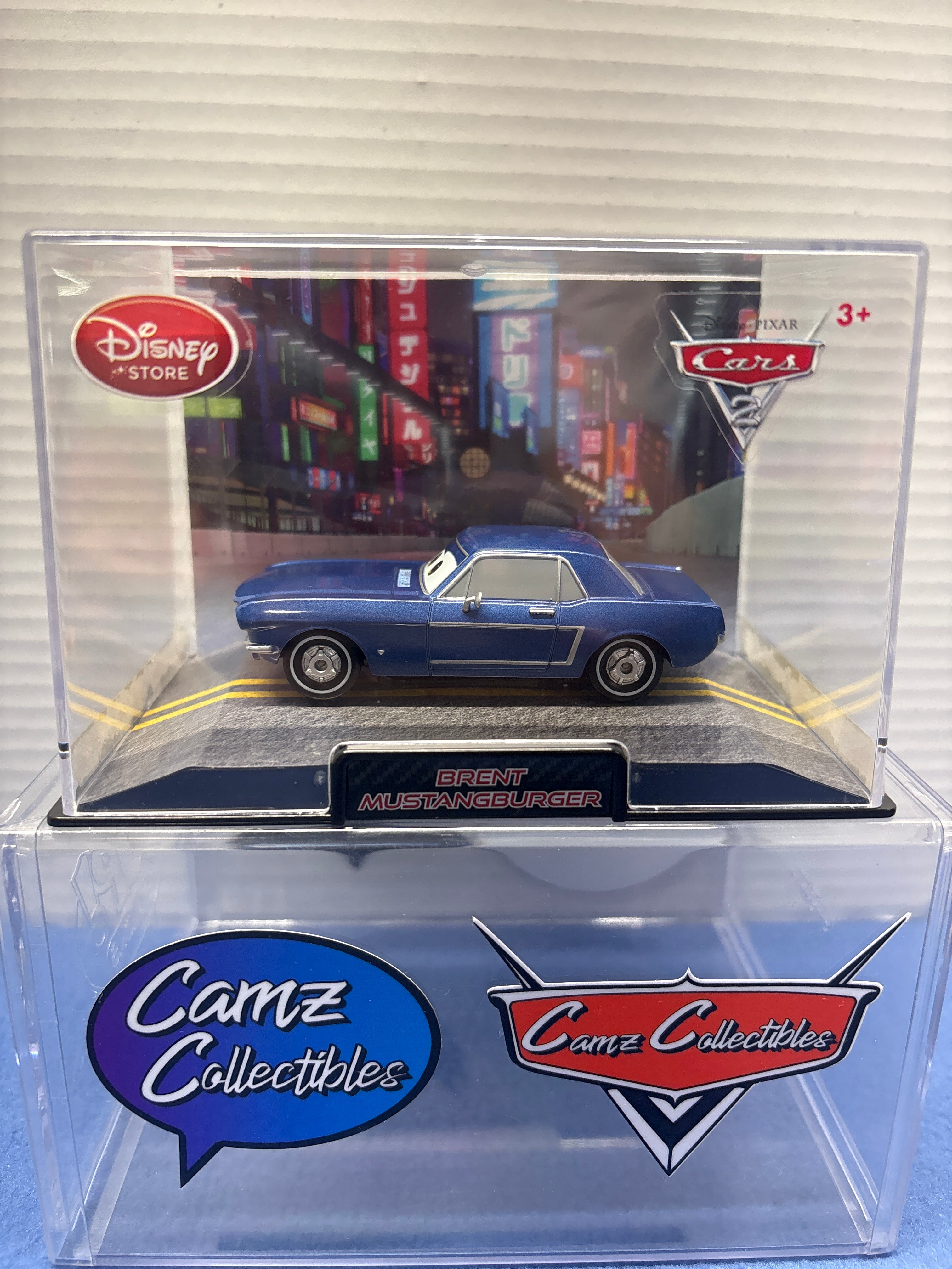 Disney Pixar Cars 2 Disney Store 1:43 Brent Mustangburger