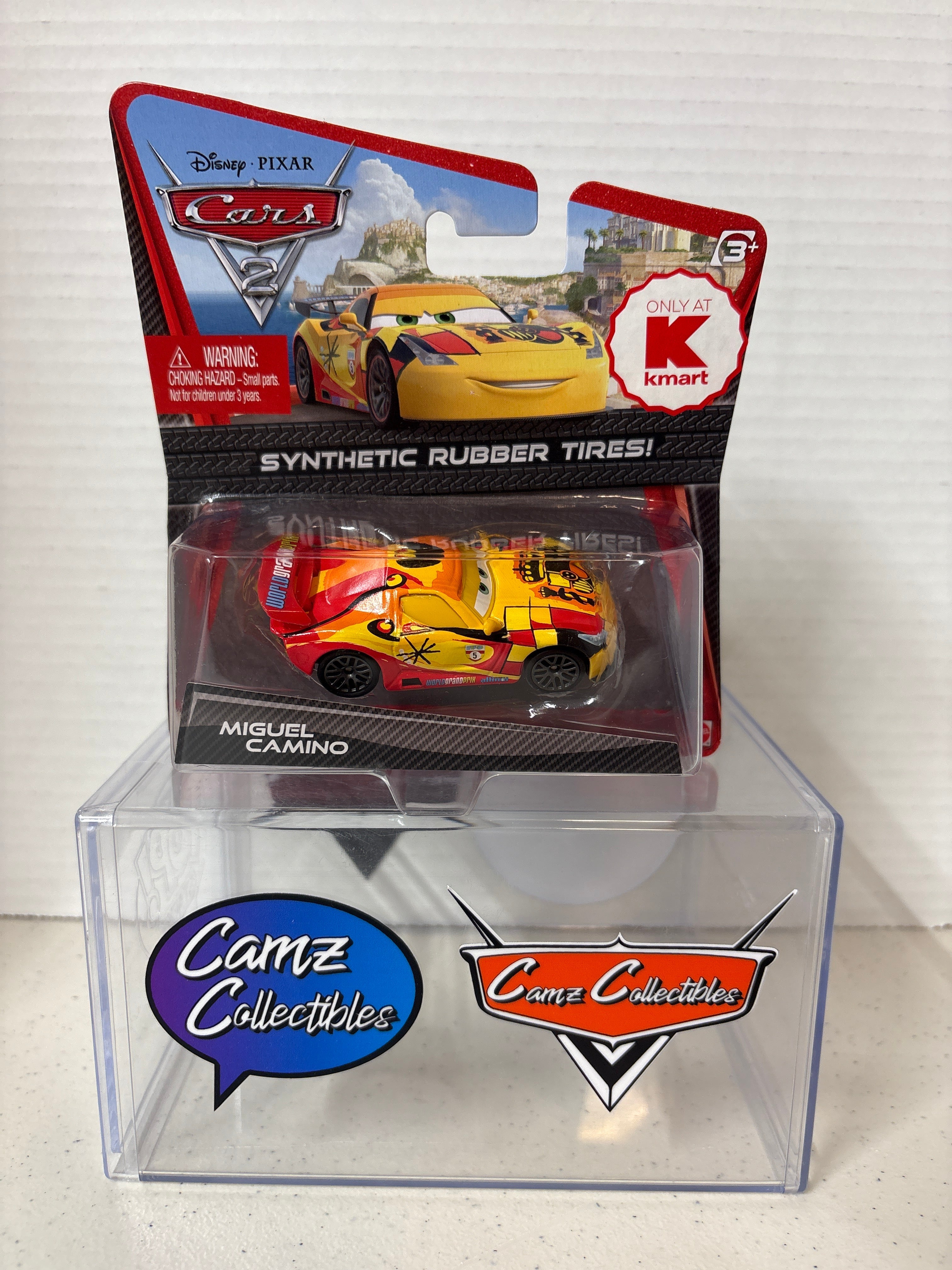 Disney Pixar Cars 2 Miguel Camino  Kmart Exclusive Rubber Tires