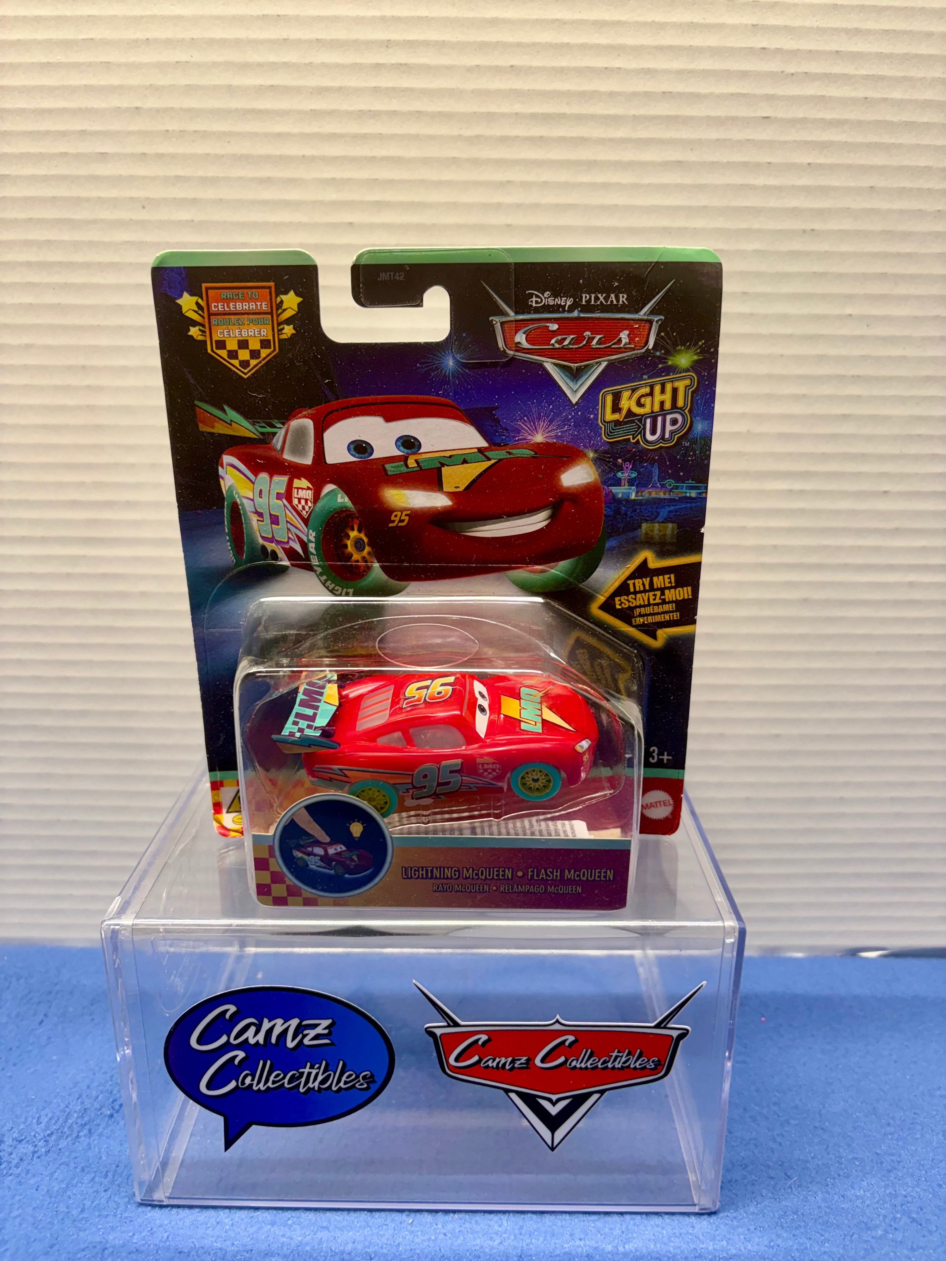 Disney Pixar Cars Race to Celebrate Light Up Lightning McQueen