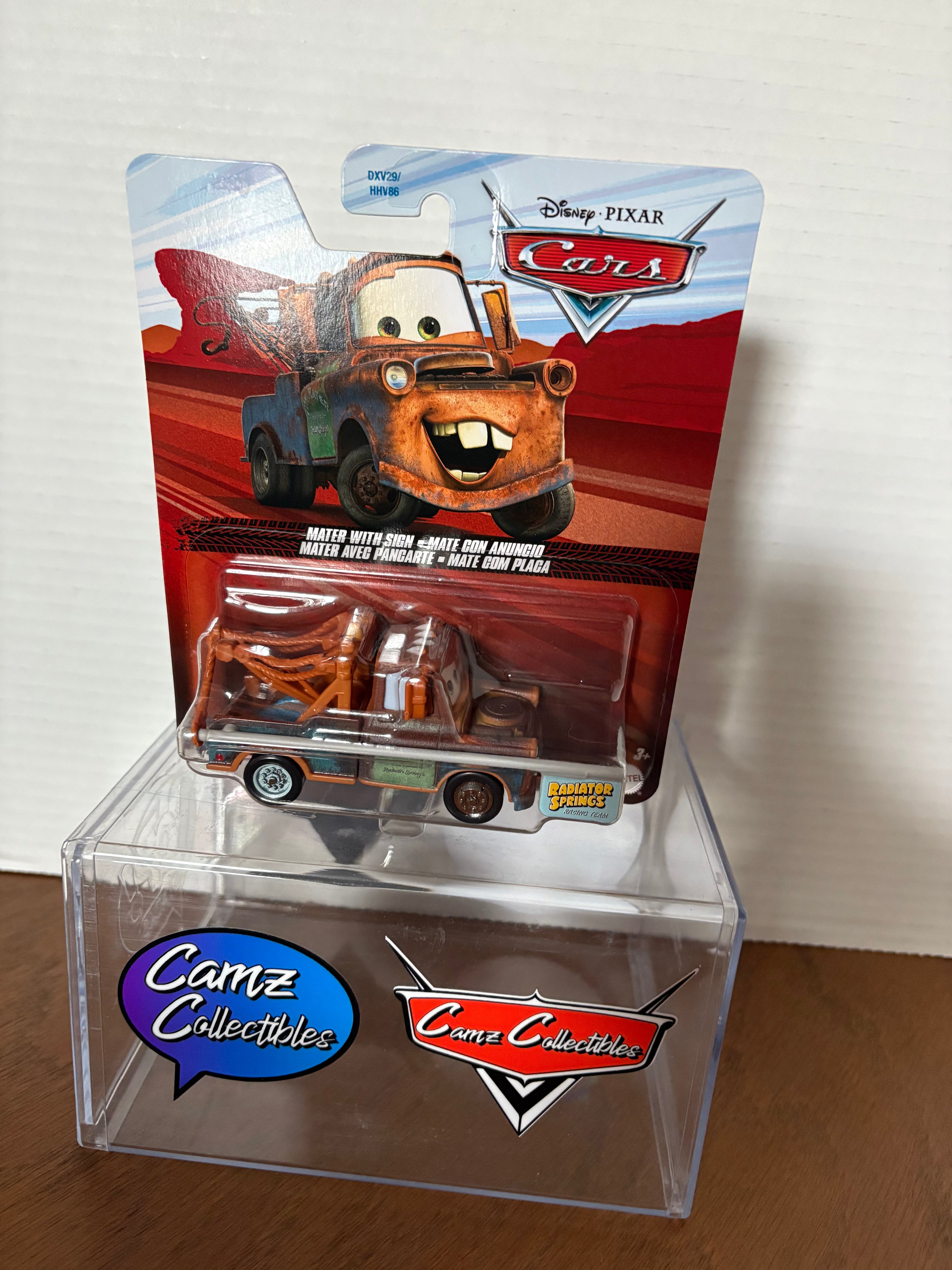 Disney Pixar Cars 2021 Mater with Sign