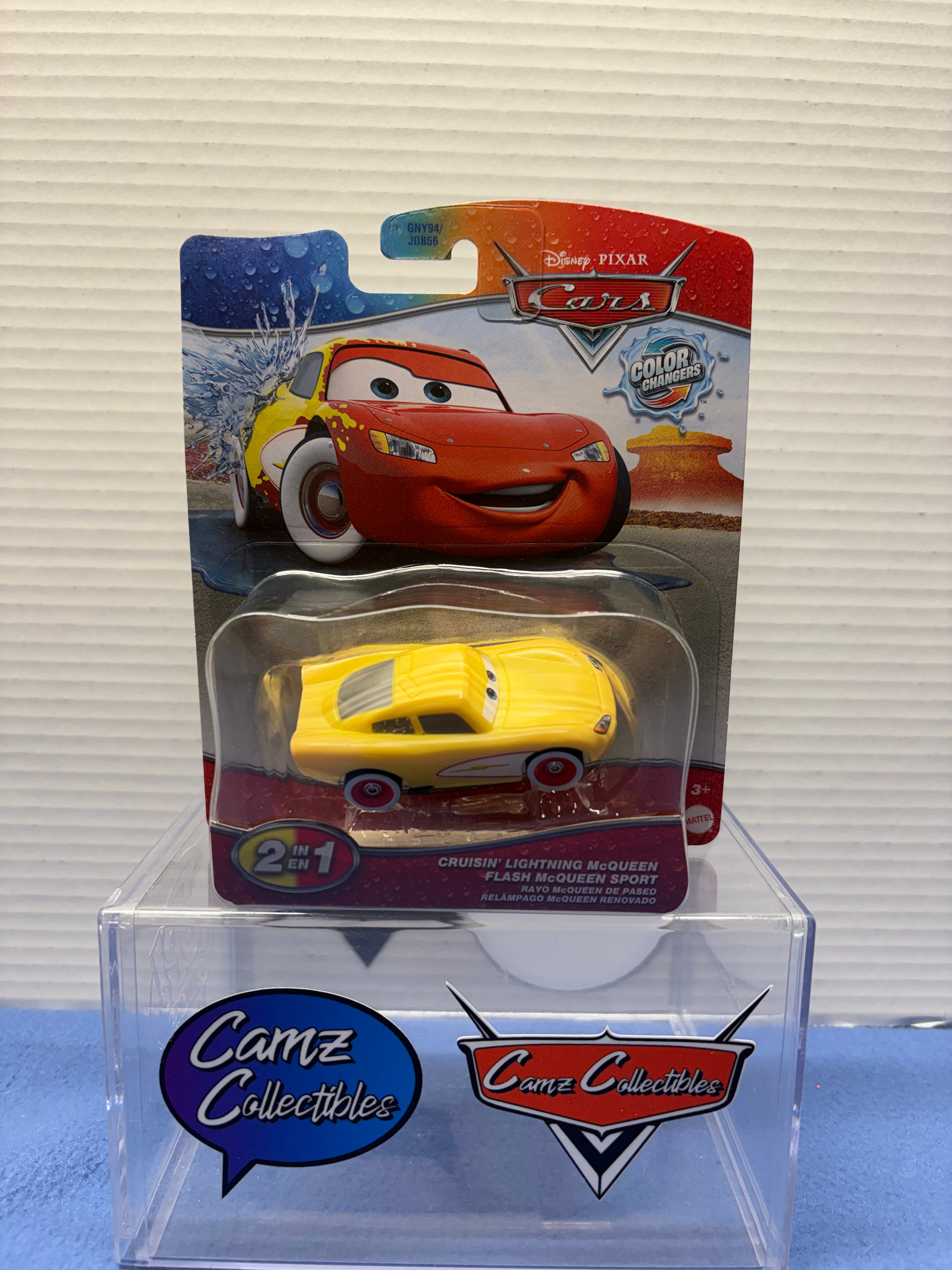 Disney Pixar Cars 2026 case 957J-Color Changers 2 in 1 Cruisin' Lightning McQueen