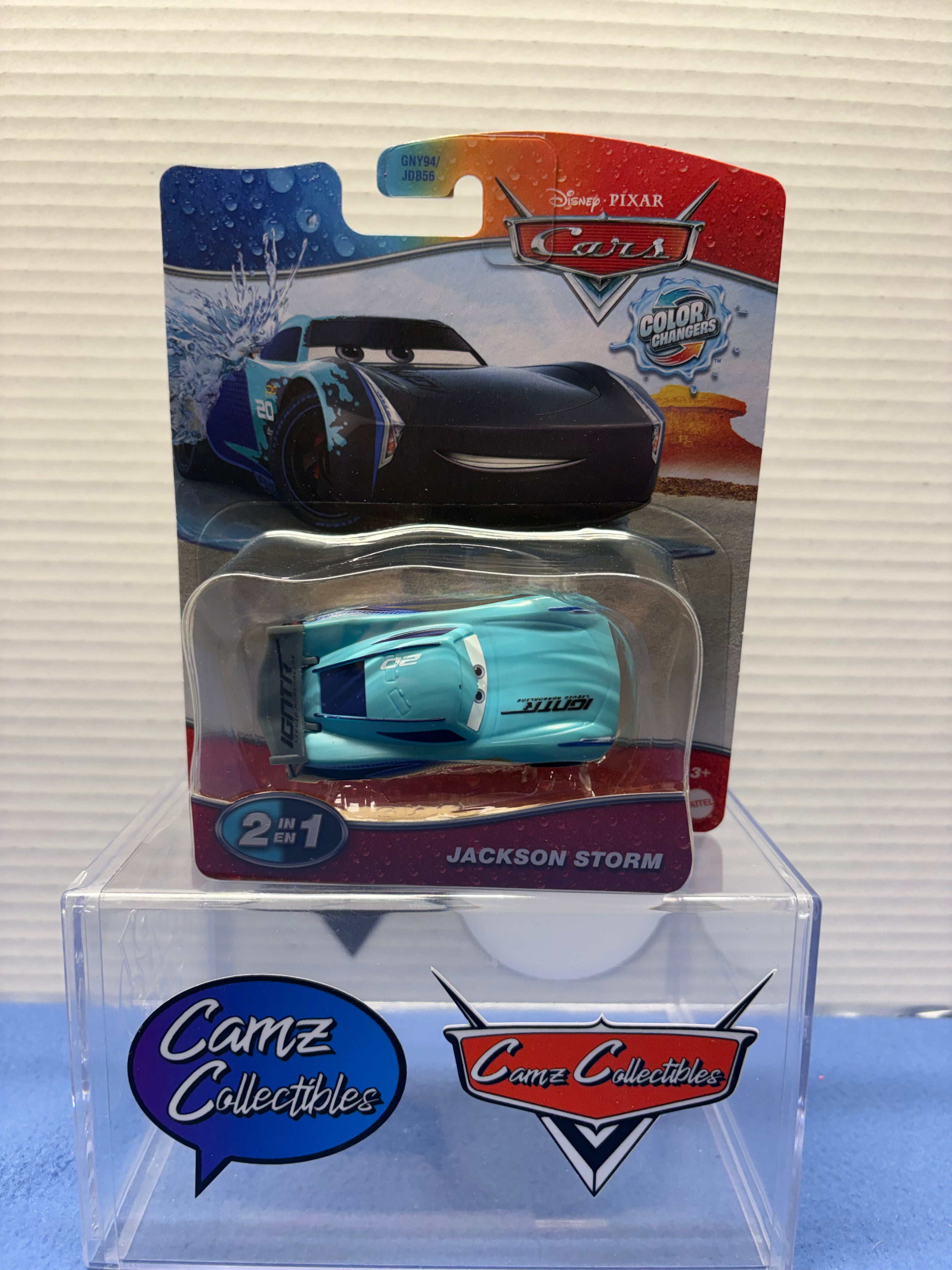 Disney Pixar Cars 2026 case 957J-Color Changers 2 in 1 Jackson Storm