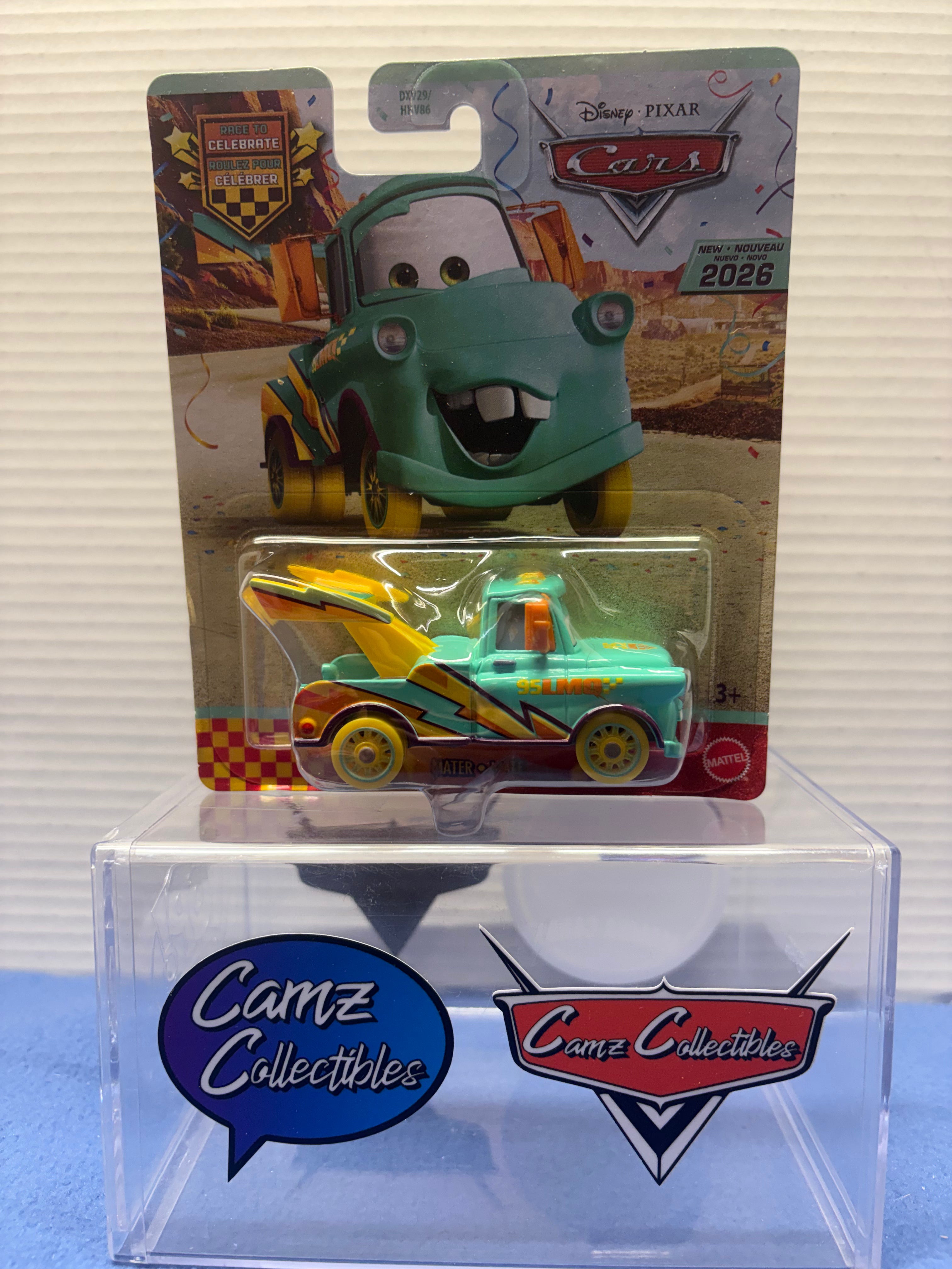 Disney Pixar Cars 2026 20th Anniversary Singles Case DXV29-95H - Race To Celebrate Mater
