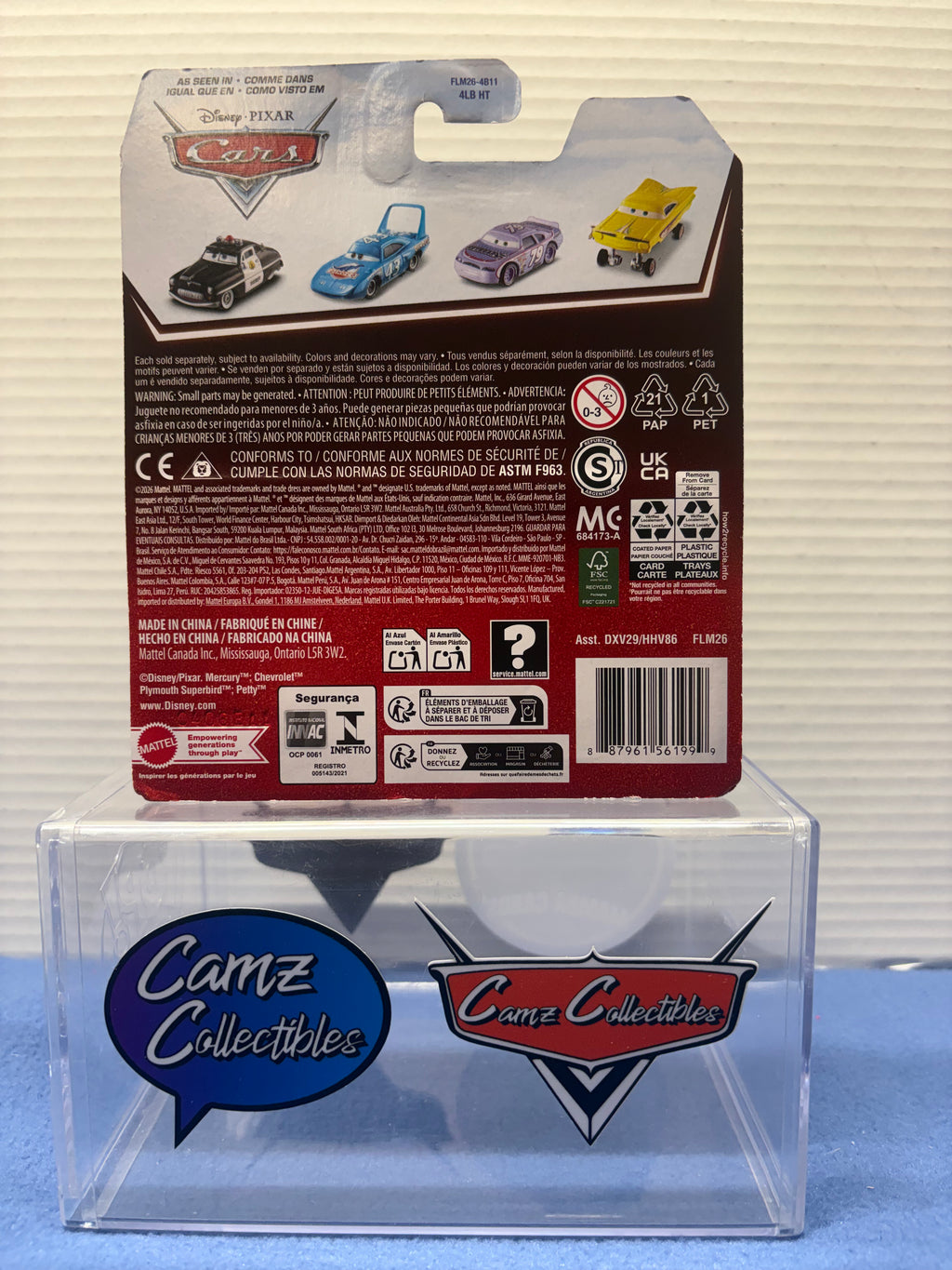 Disney Pixar Cars 2026 20th Anniversary Singles Case DXV29-95H - Lightning McQueen