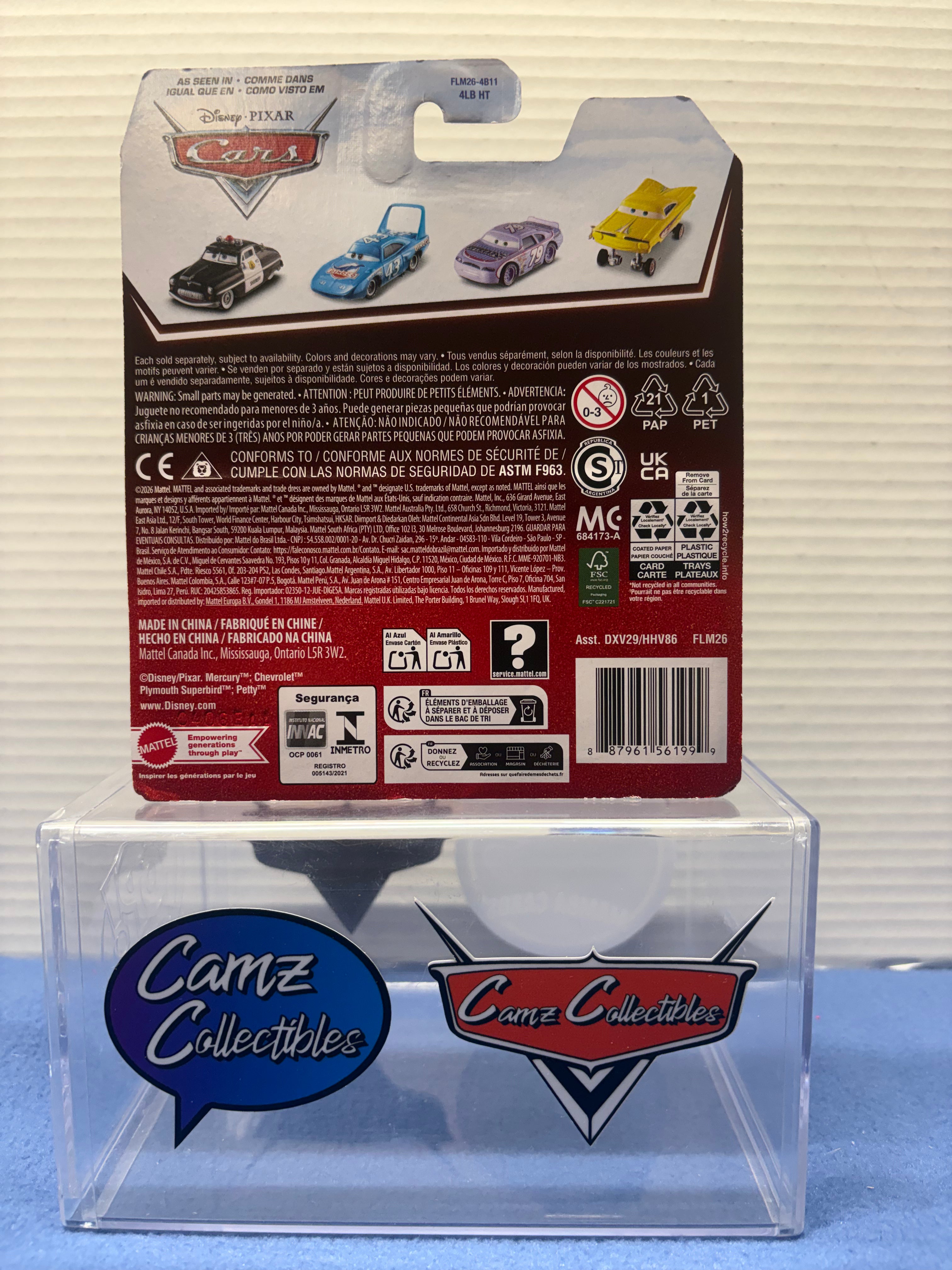 Disney Pixar Cars 2026 20th Anniversary Singles Case DXV29-95H - Lightning McQueen