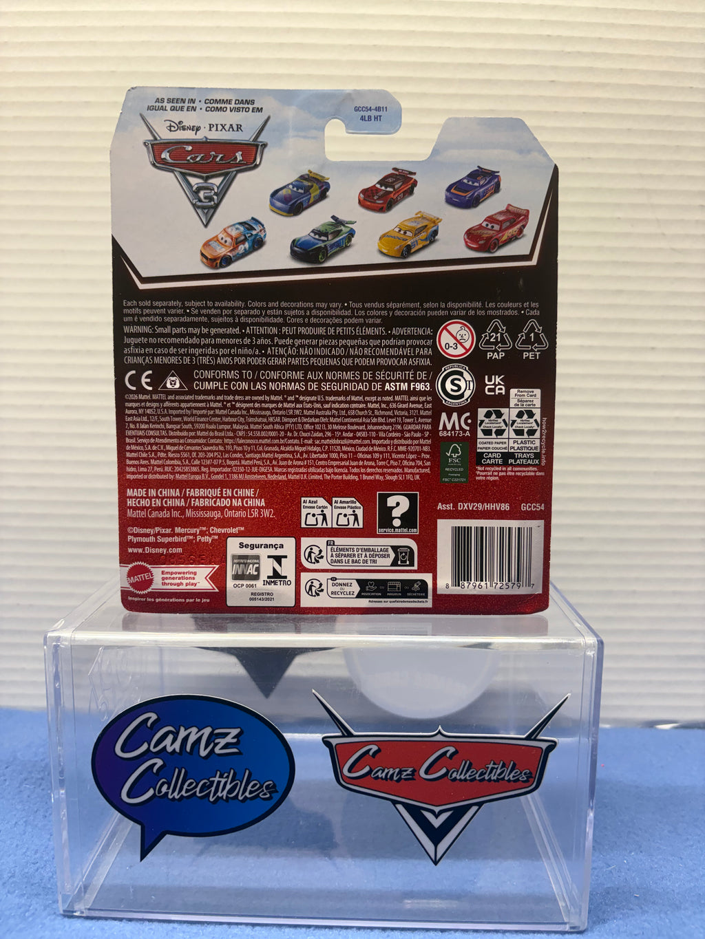 Disney Pixar Cars 2026 20th Anniversary Singles Case DXV29-95H - J.D. McPillar