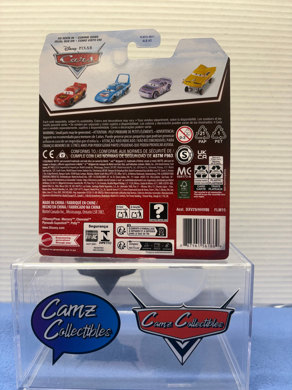 Disney Pixar Cars 2026 20th Anniversary Singles Case DXV29-95H - Sheriff