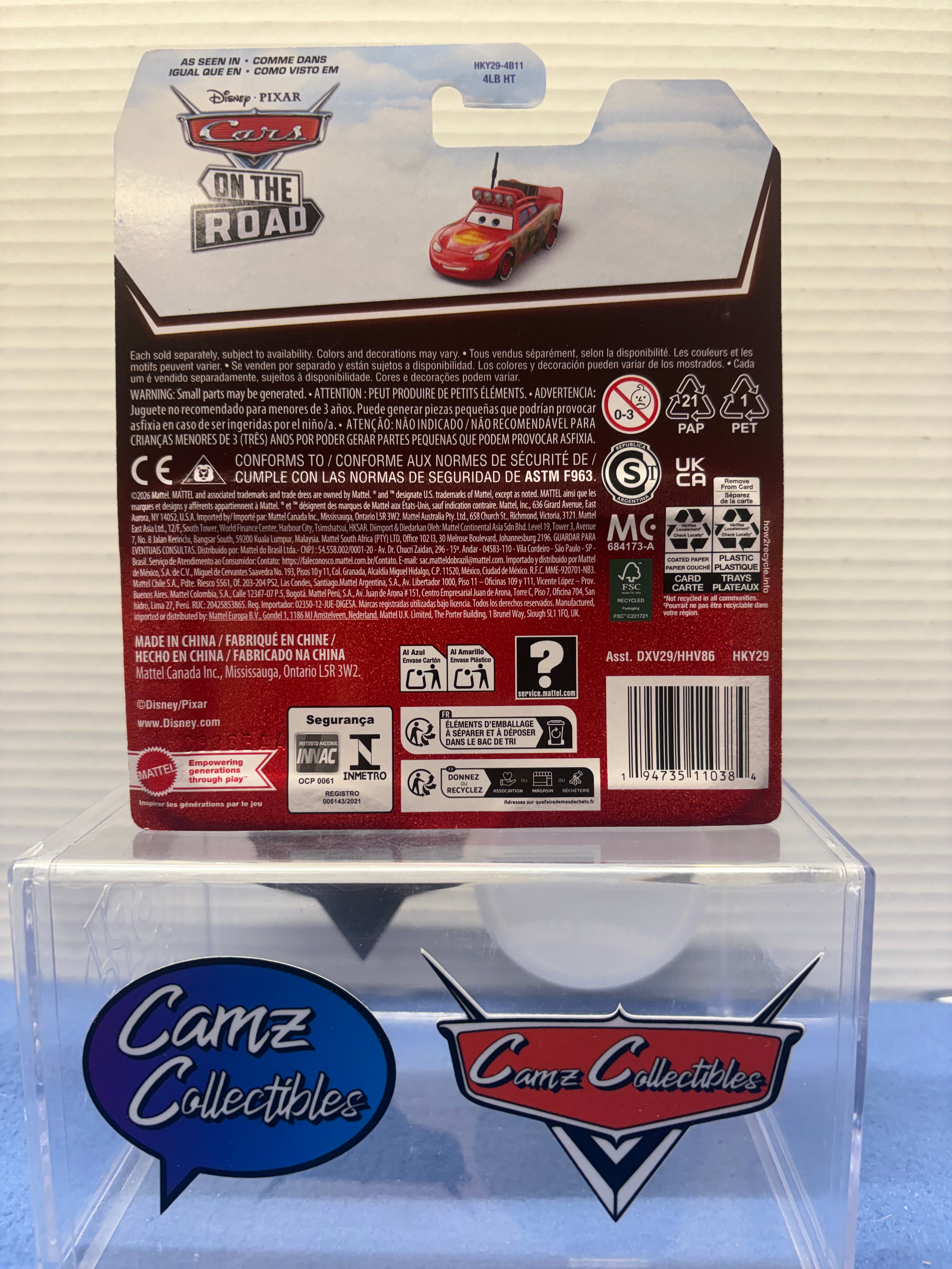 Disney Pixar Cars 2026 20th Anniversary Singles Case DXV29-95H - Cryptid Buster Lighnting McQueen